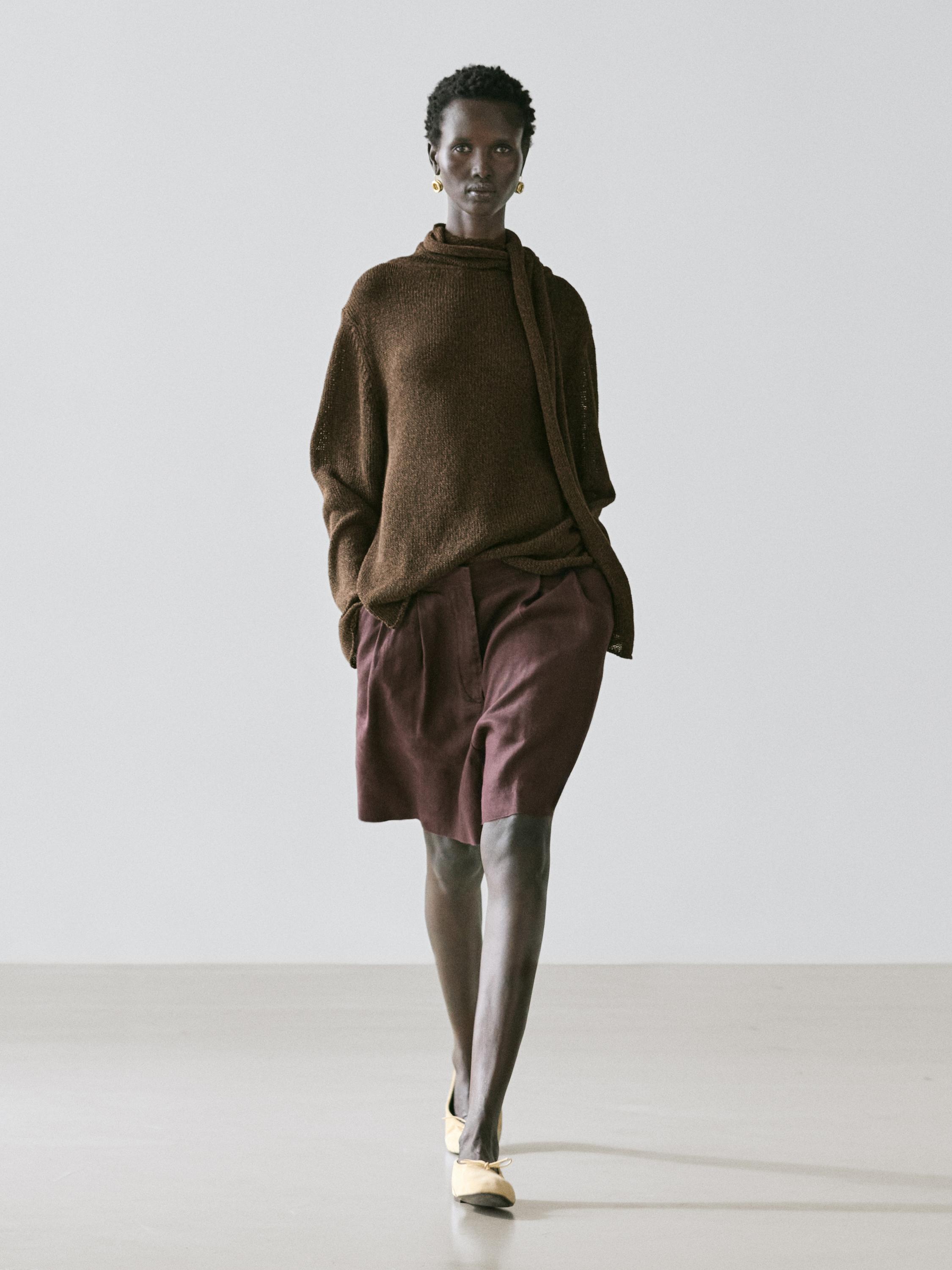 Pantallona të shkurtra 100% lino