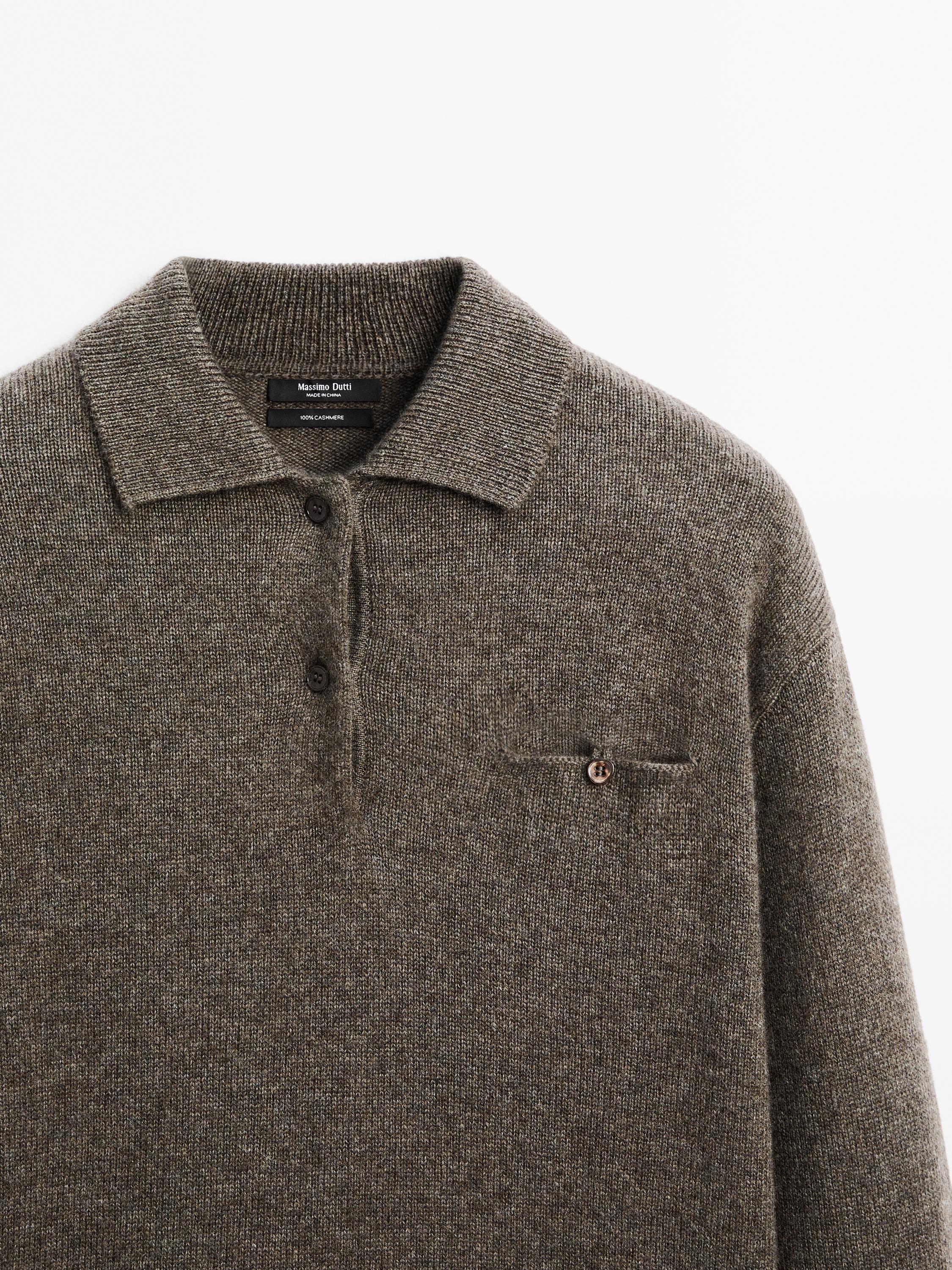 Pull avec poche en cachemire