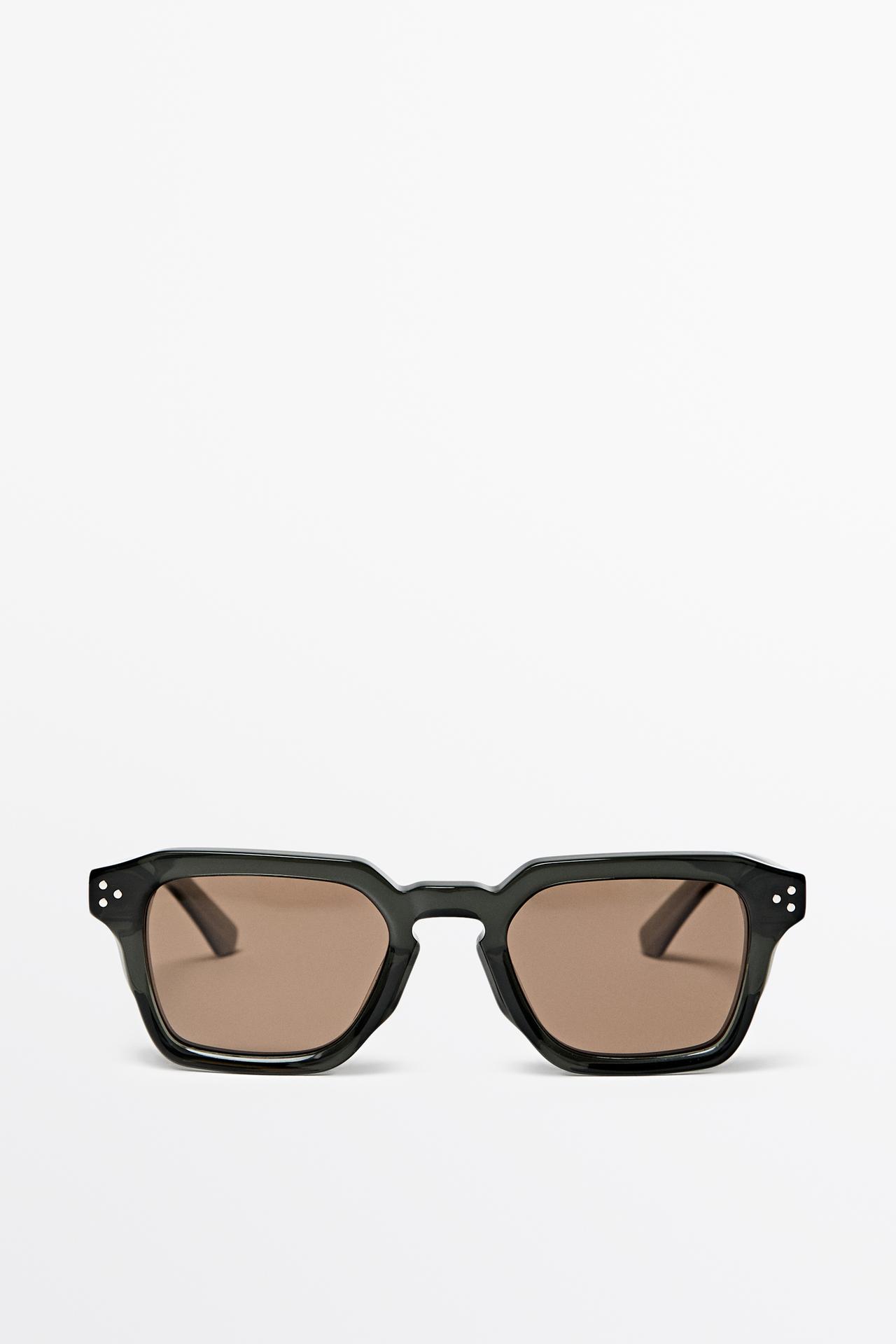 Rectangular sunglasses — GREEN