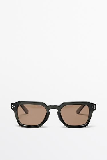 Rectangular sunglasses — GREEN 1