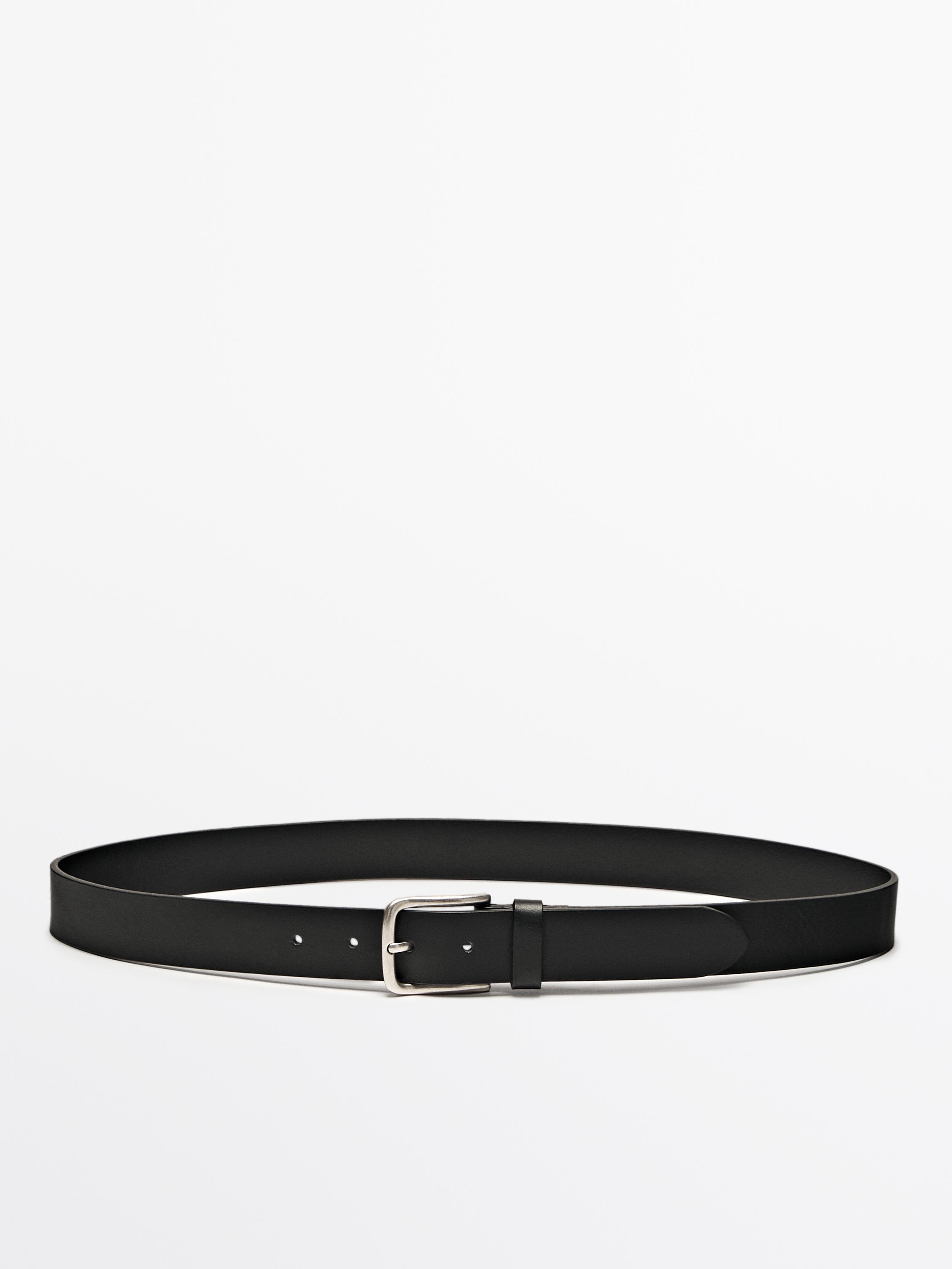 Soft nappa leather belt