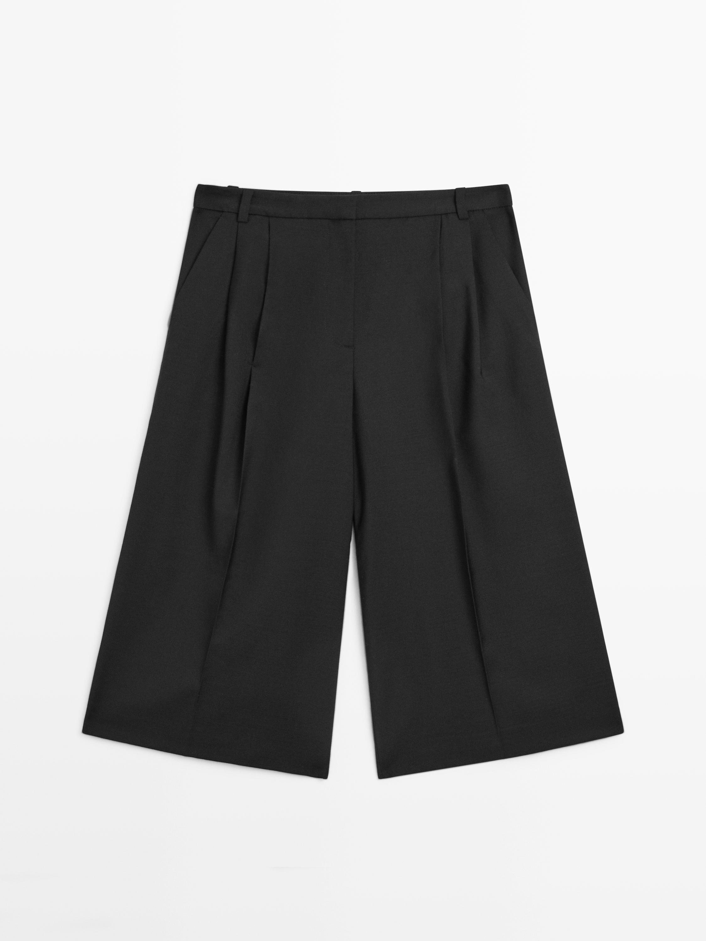 Bermuda larga 100% Lana