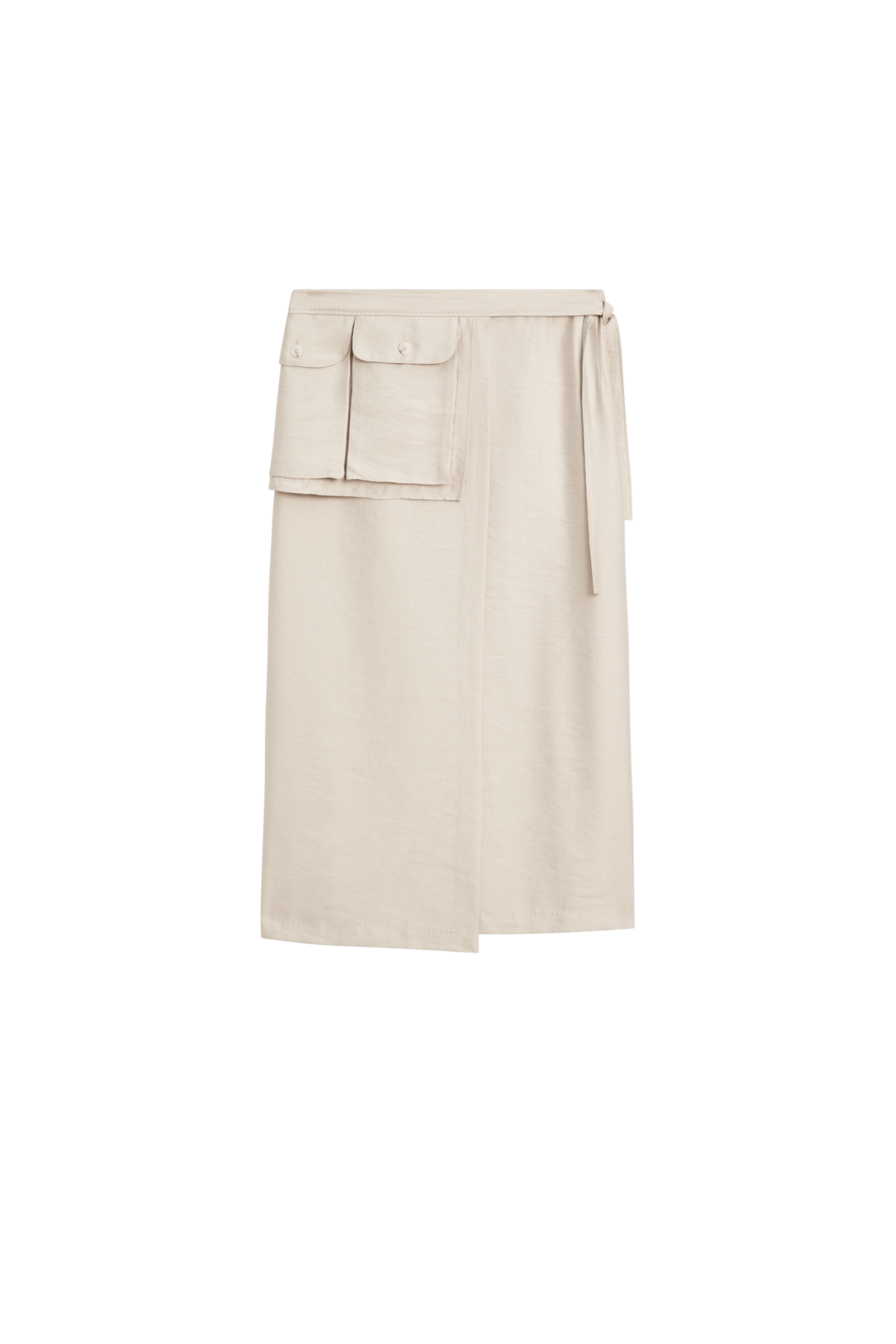 Massimo Dutti Cepli dökümlü etek - STUDIO görsel 7