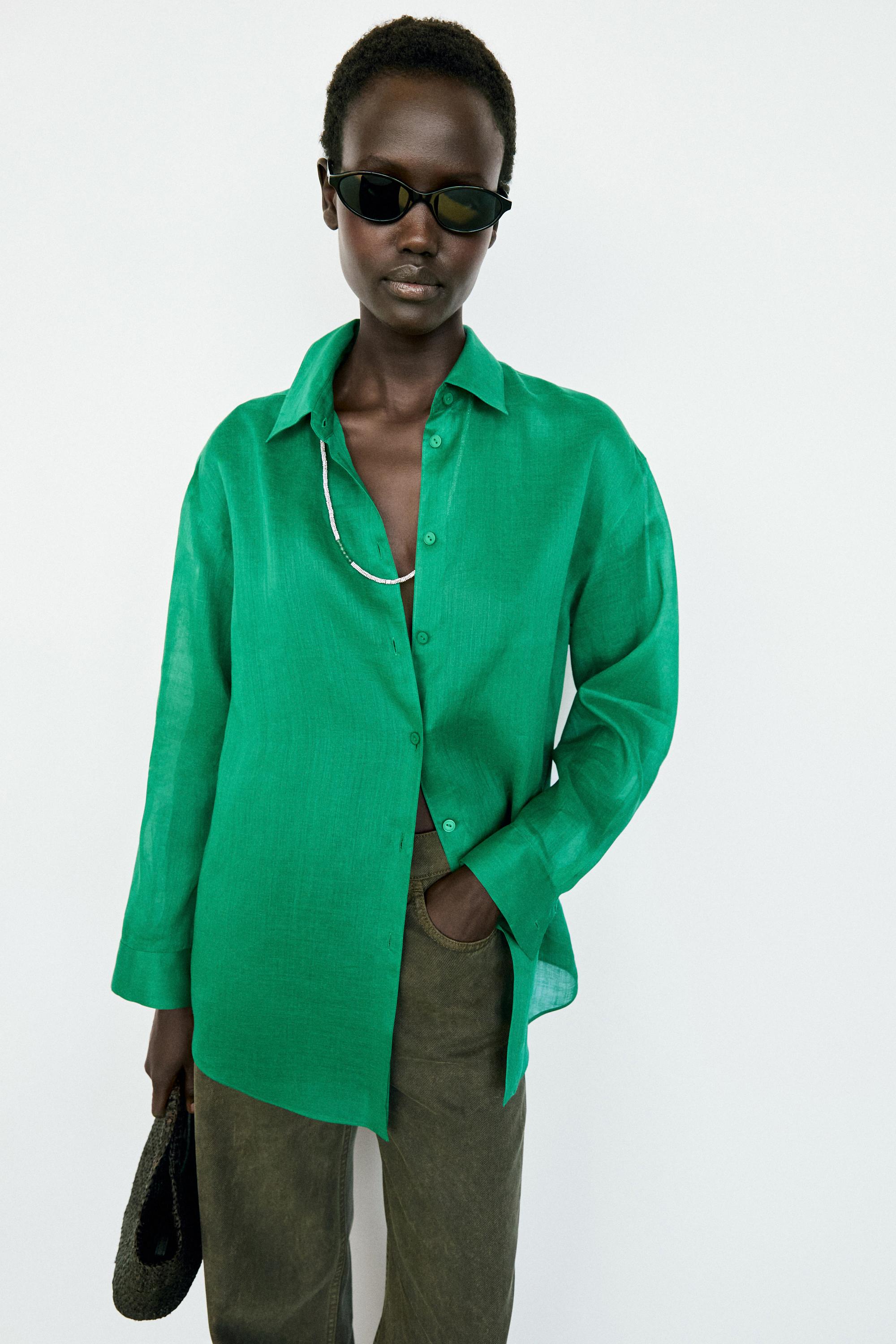 Camicia lunga morbida 100% ramiè