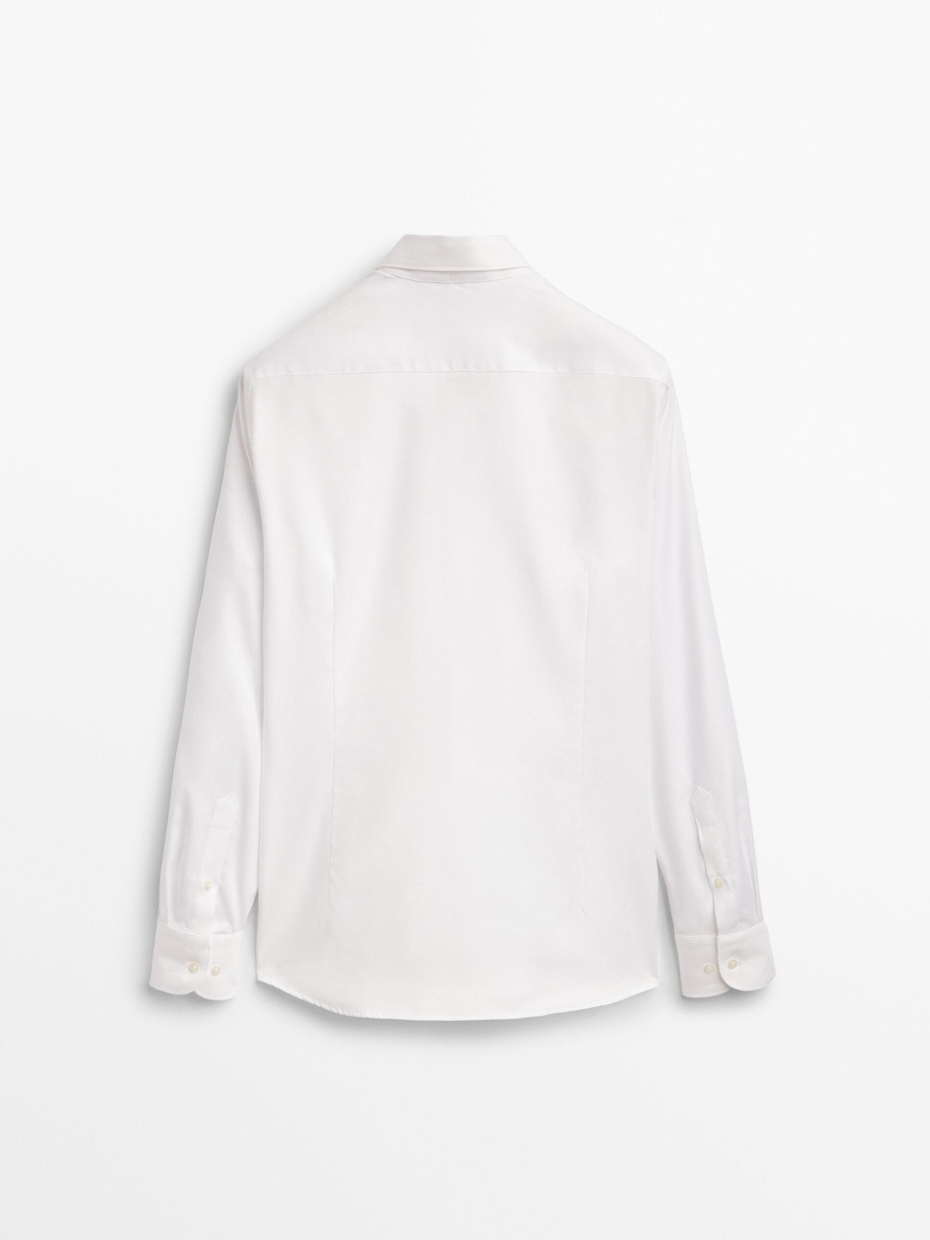 Slim fit easy iron Oxford shirt