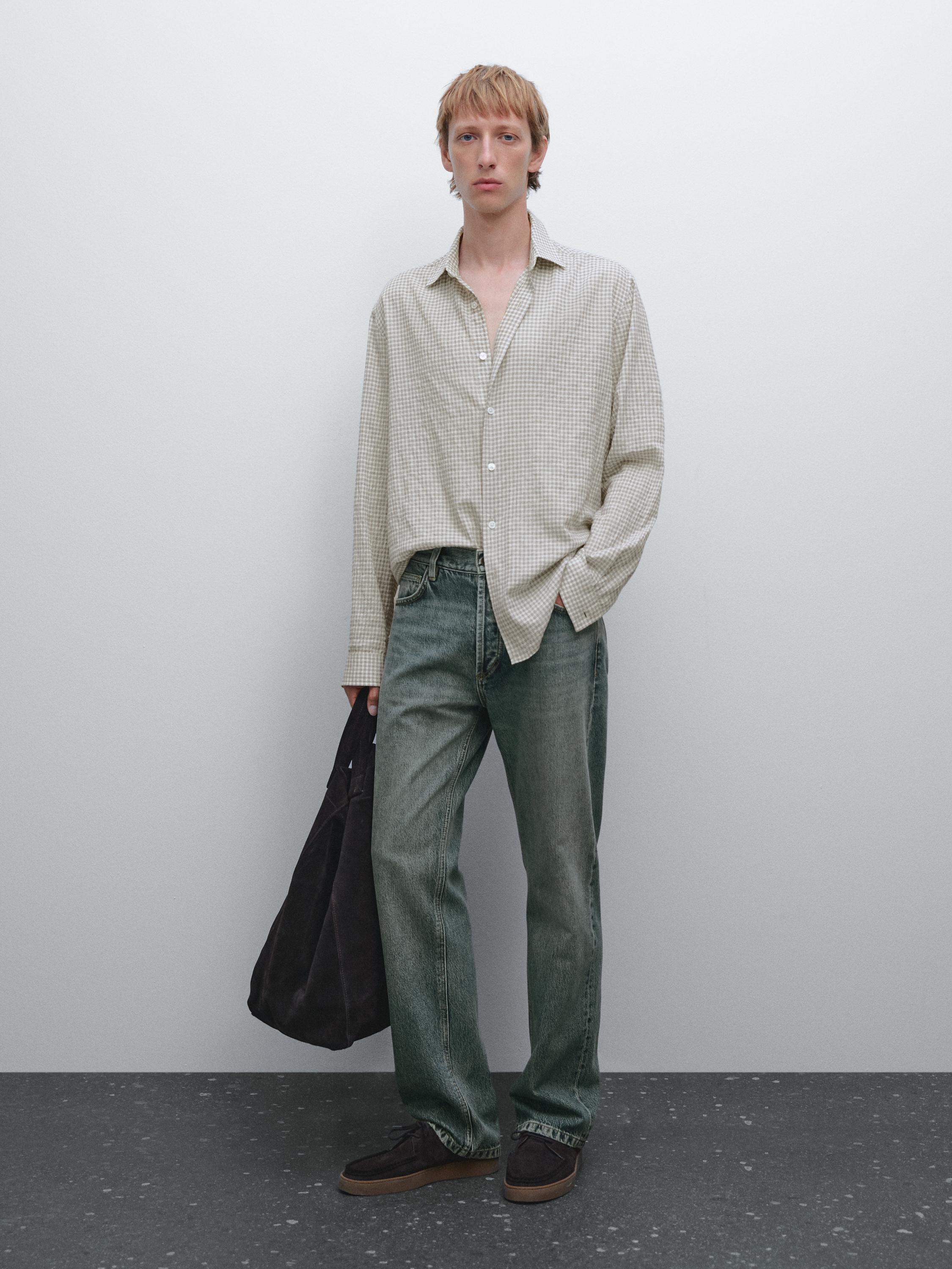 Regular fit check shirt