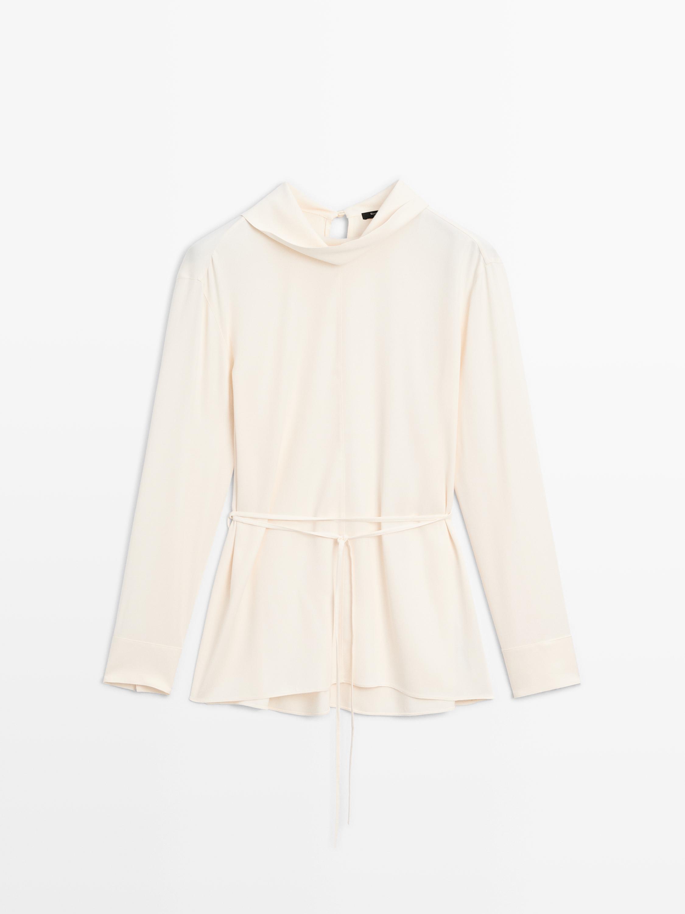 Blouse à manches longues avec lien