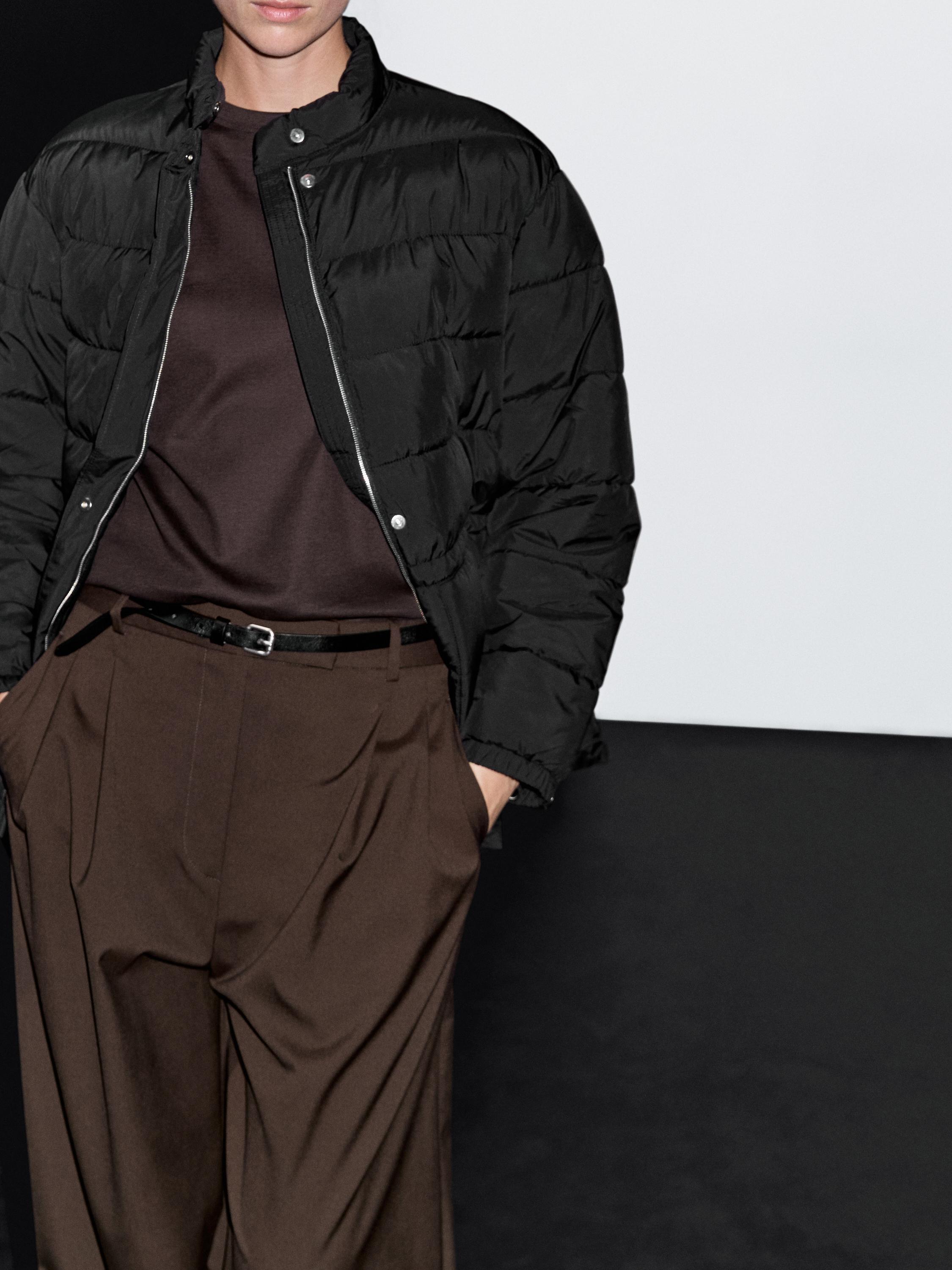 Veste matelassée à col mao
