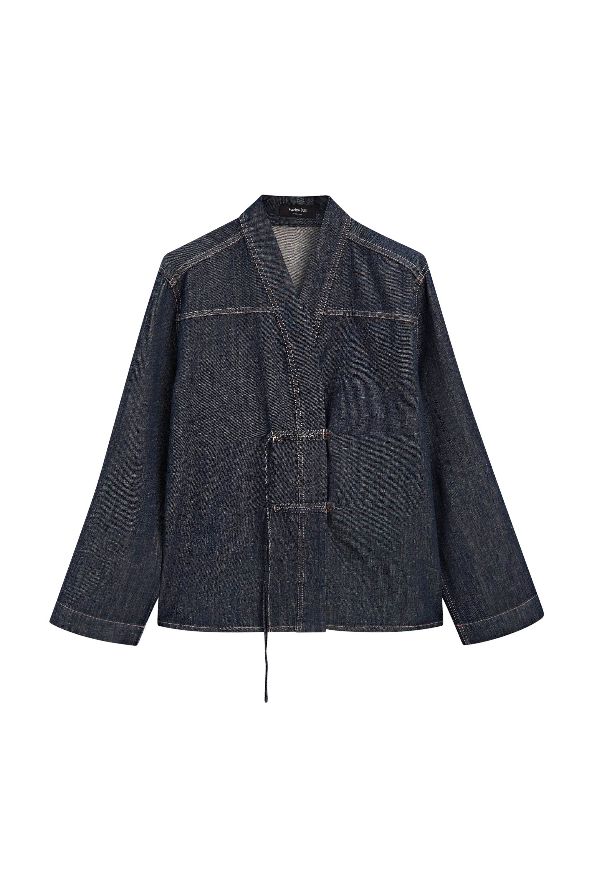 Massimo Dutti Denim total look ince ceket görsel 7