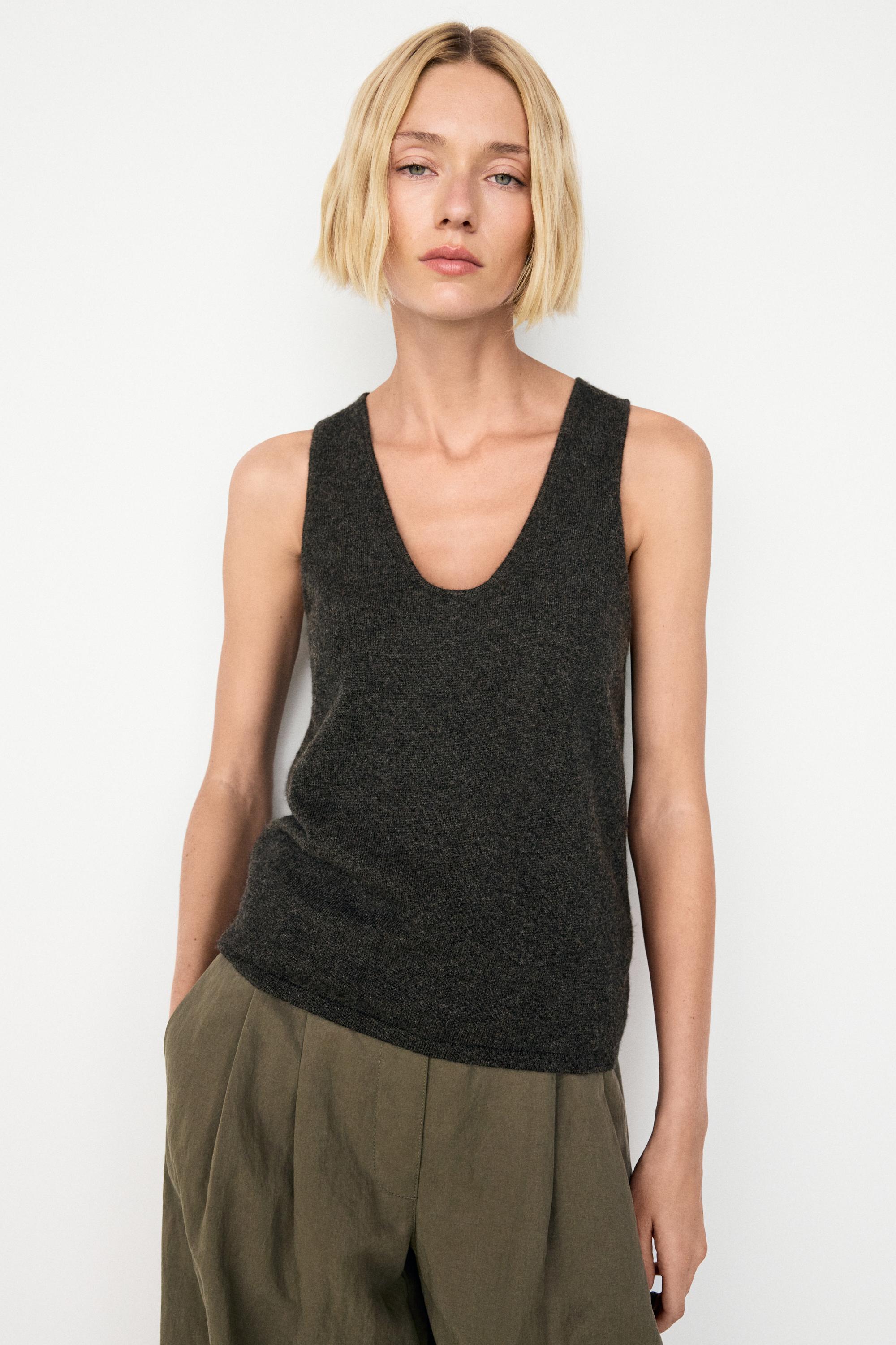 Top punto 100% cashmere