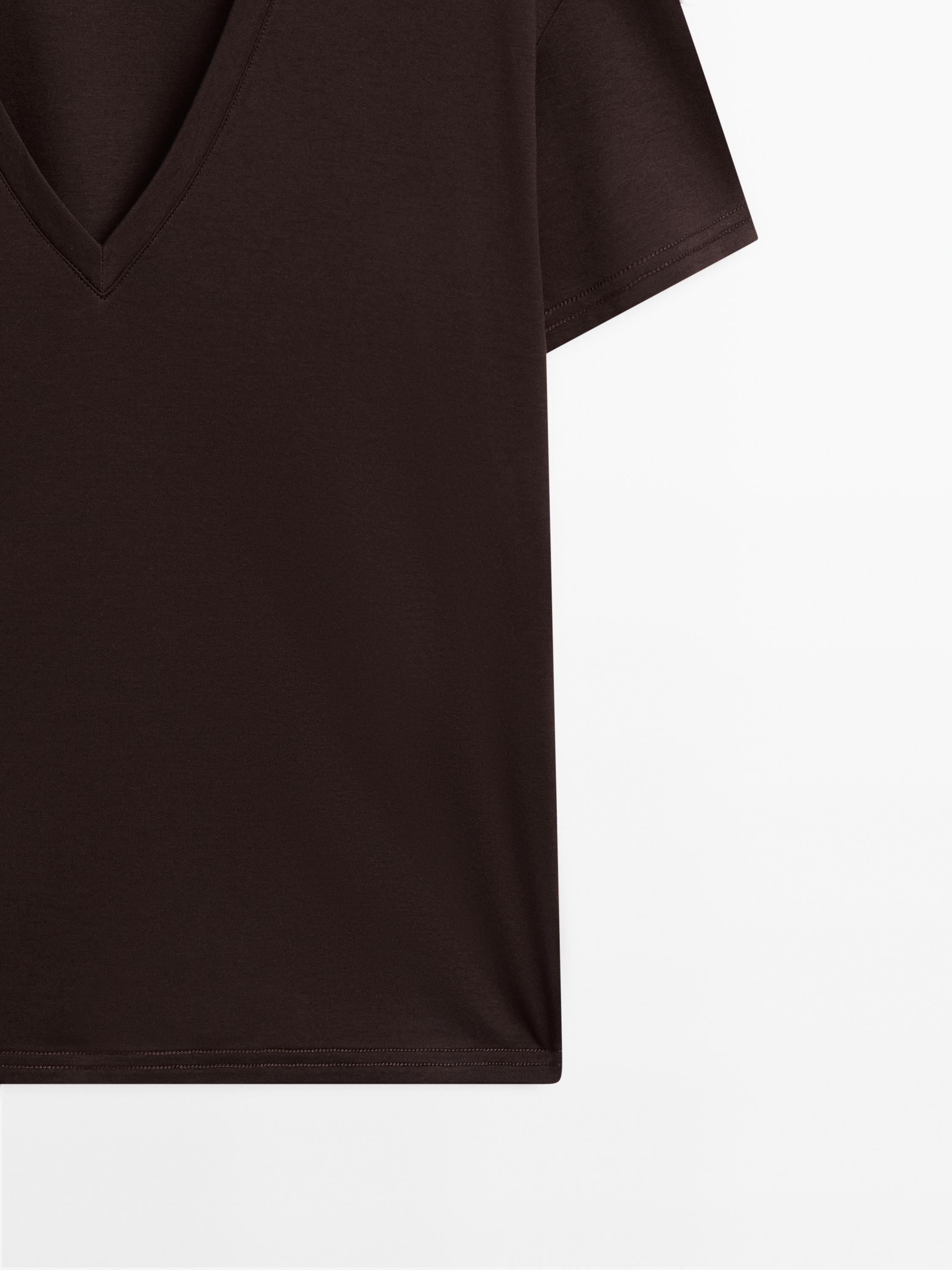 ★ Massimo Dutti★ 100% Cotton V-Neck T-Shirt 06831935800 06831935700-o6.jpg?ts=