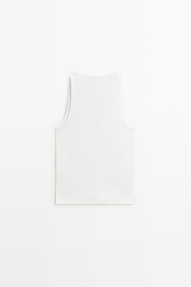 V-neck lace trim camisole top — CREAM 6