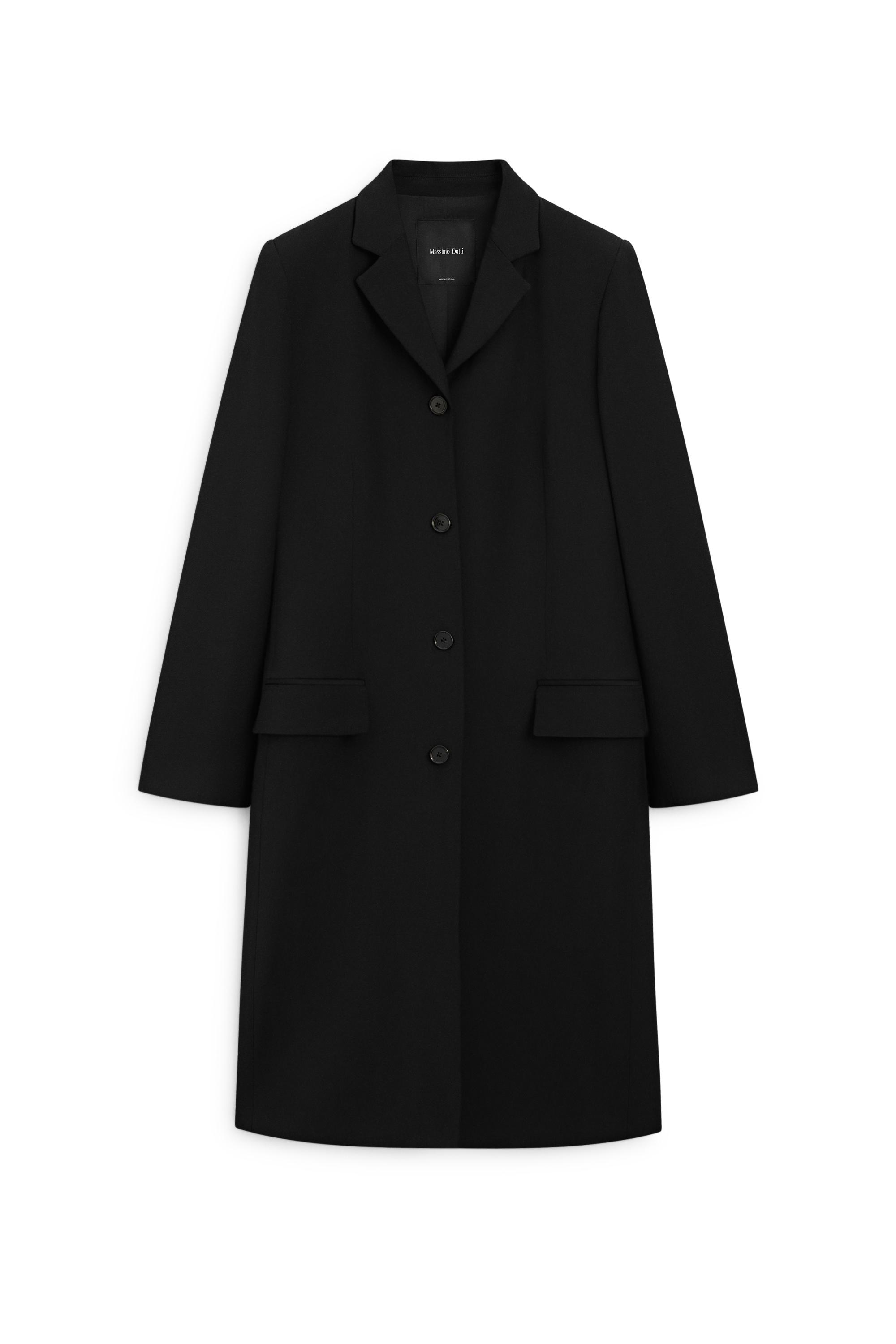 Massimo Dutti Yünlü kaban