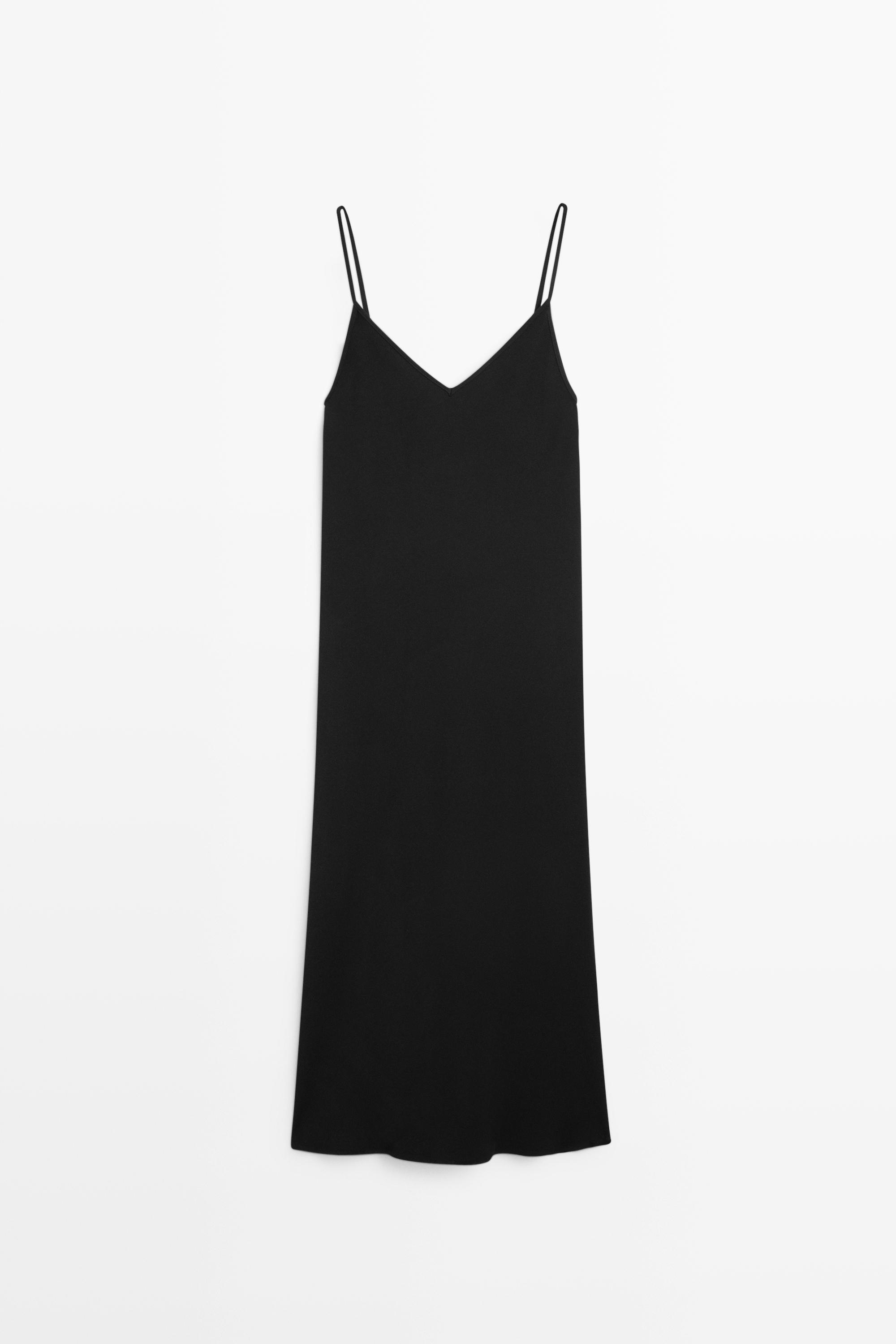 Flowing spaghetti strap midi dress