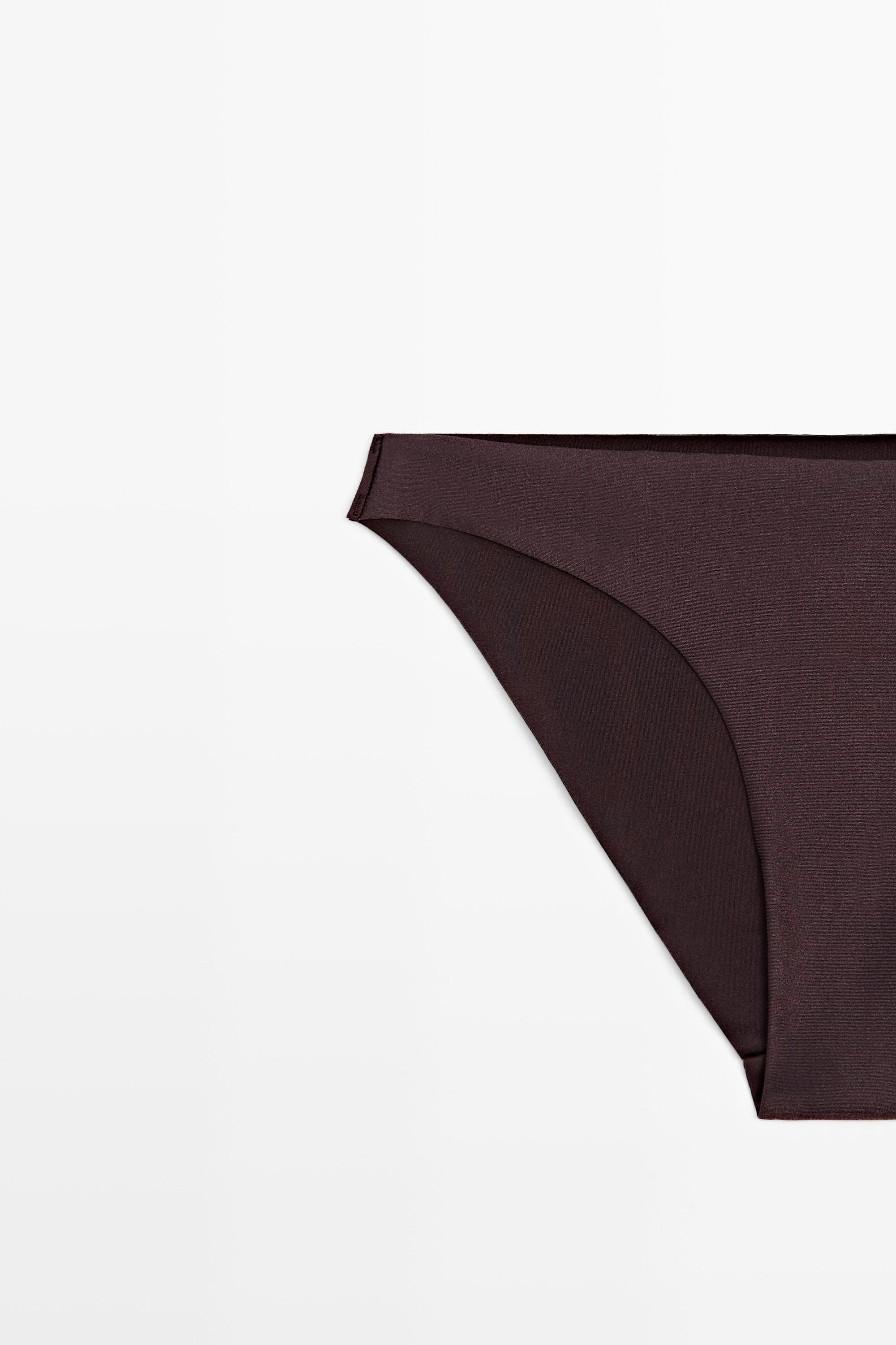 Glittery bikini bottoms — BROWN