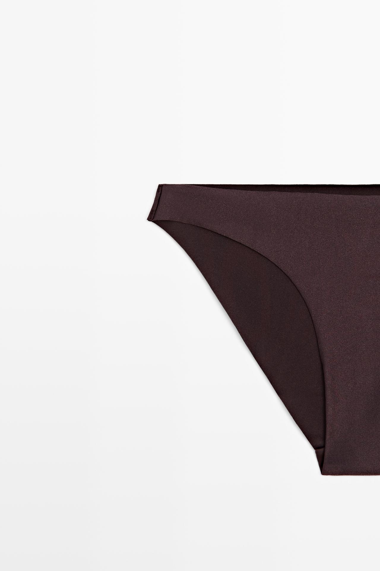 Glittery bikini bottoms — BROWN