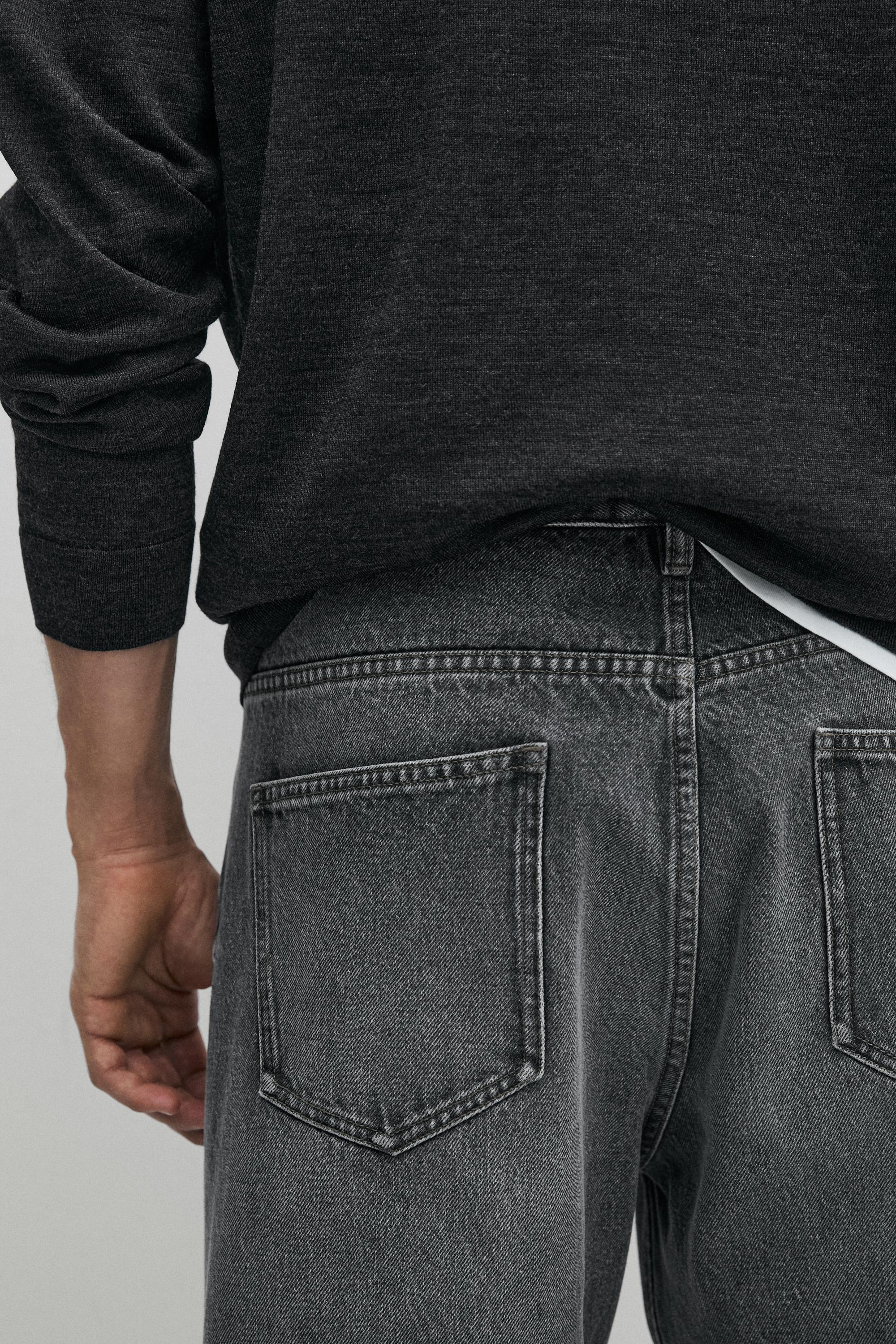 Straight-leg jeans — GREY