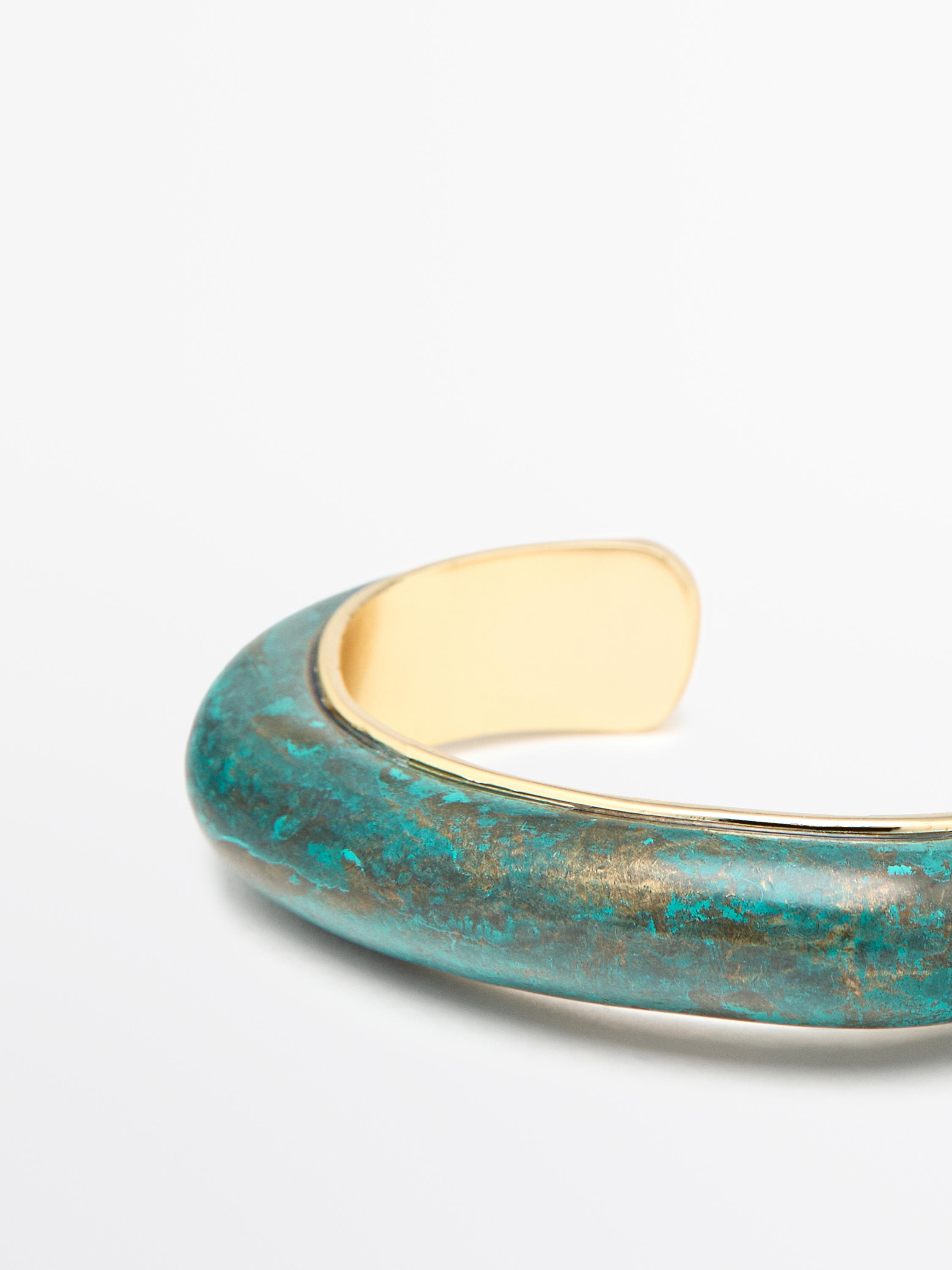 Bracelet patine effet bronze