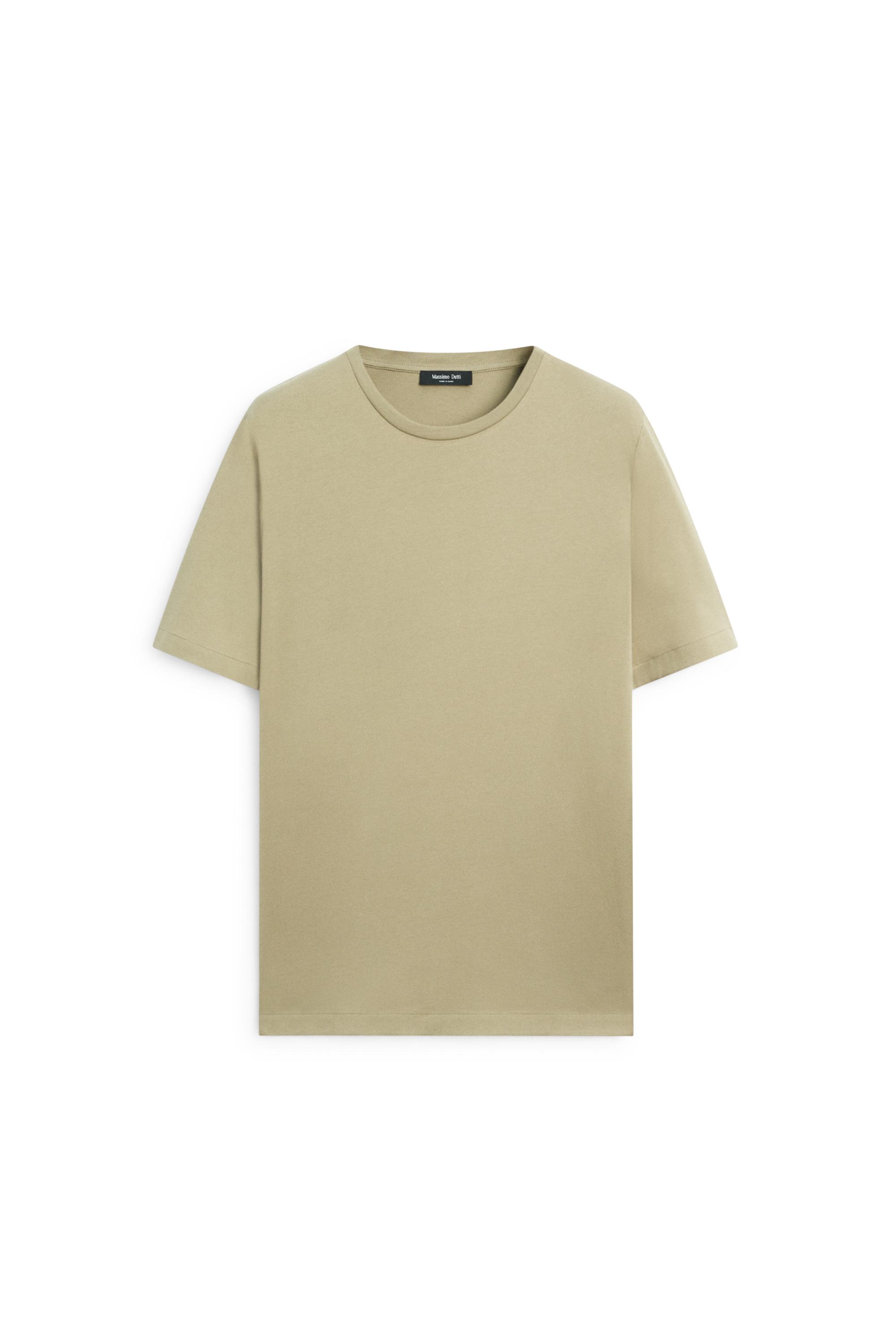 100% cotton short-sleeve T-shirt — PALE GREEN