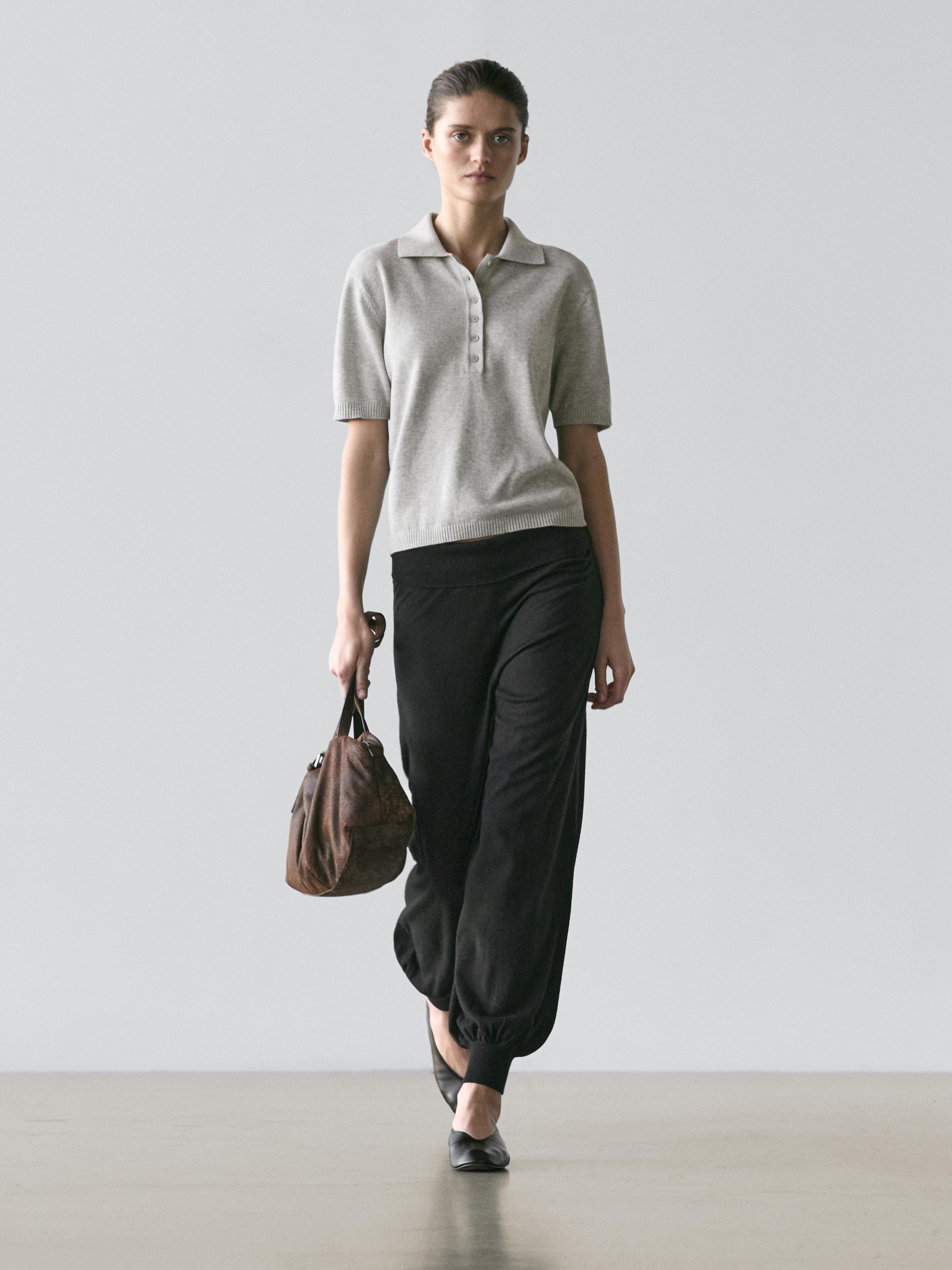 Jersey polo punto algodón