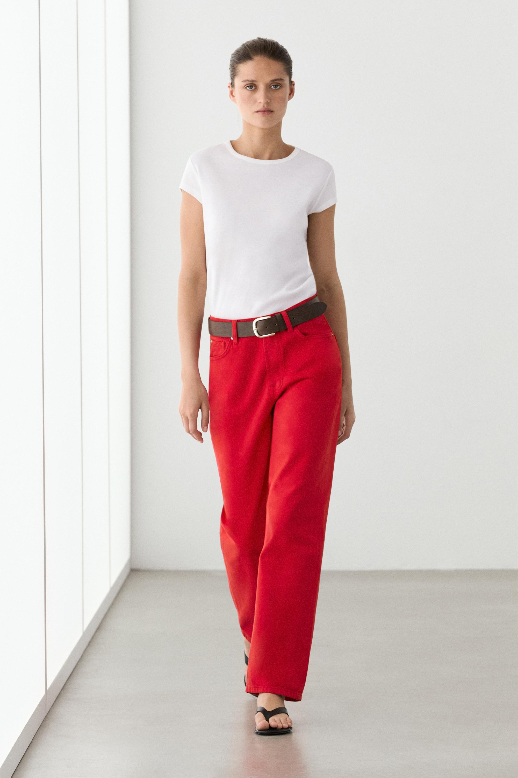 100% mercerised cotton short sleeve T-shirt — WHITE