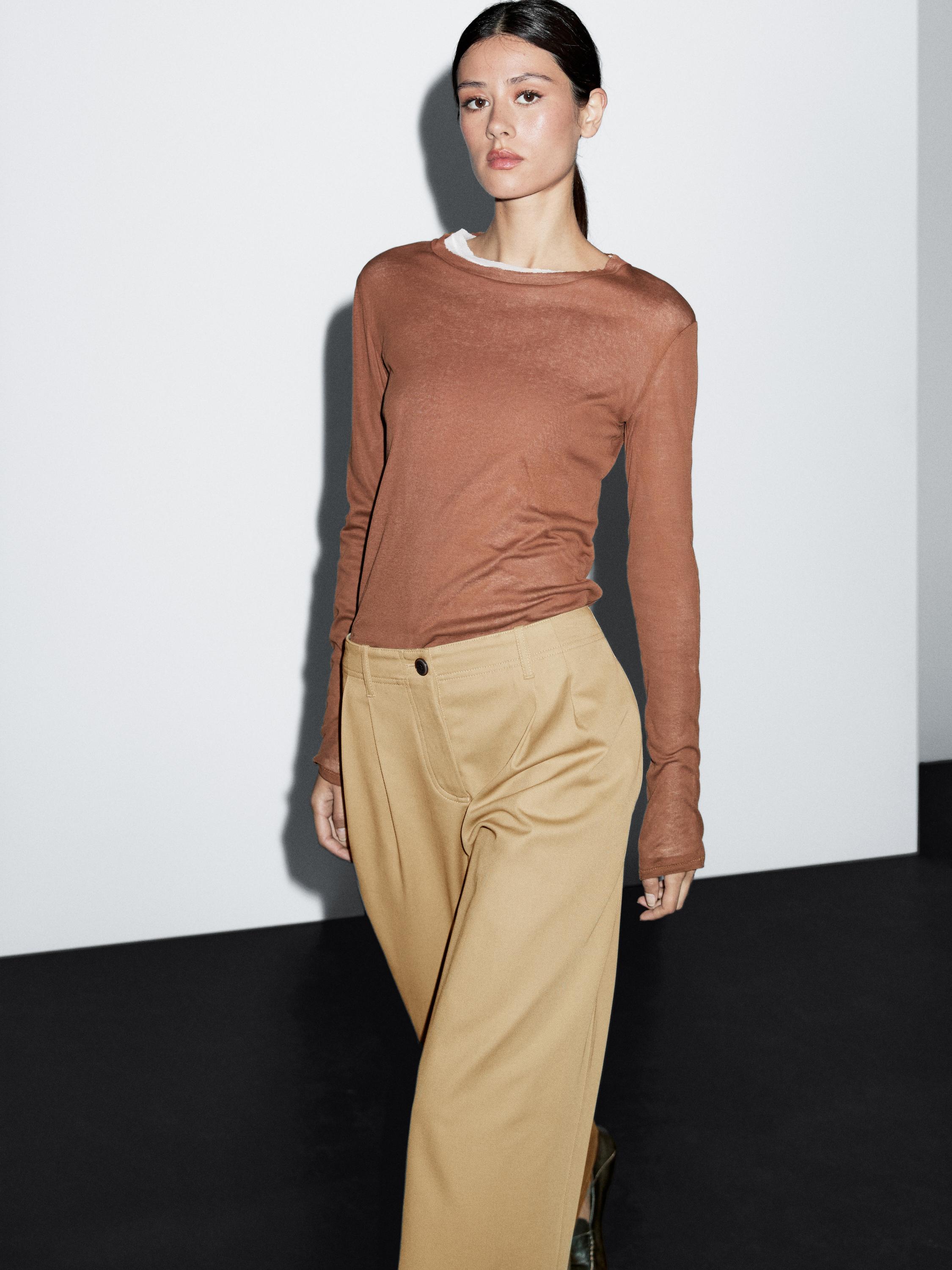Wide-leg trousers
