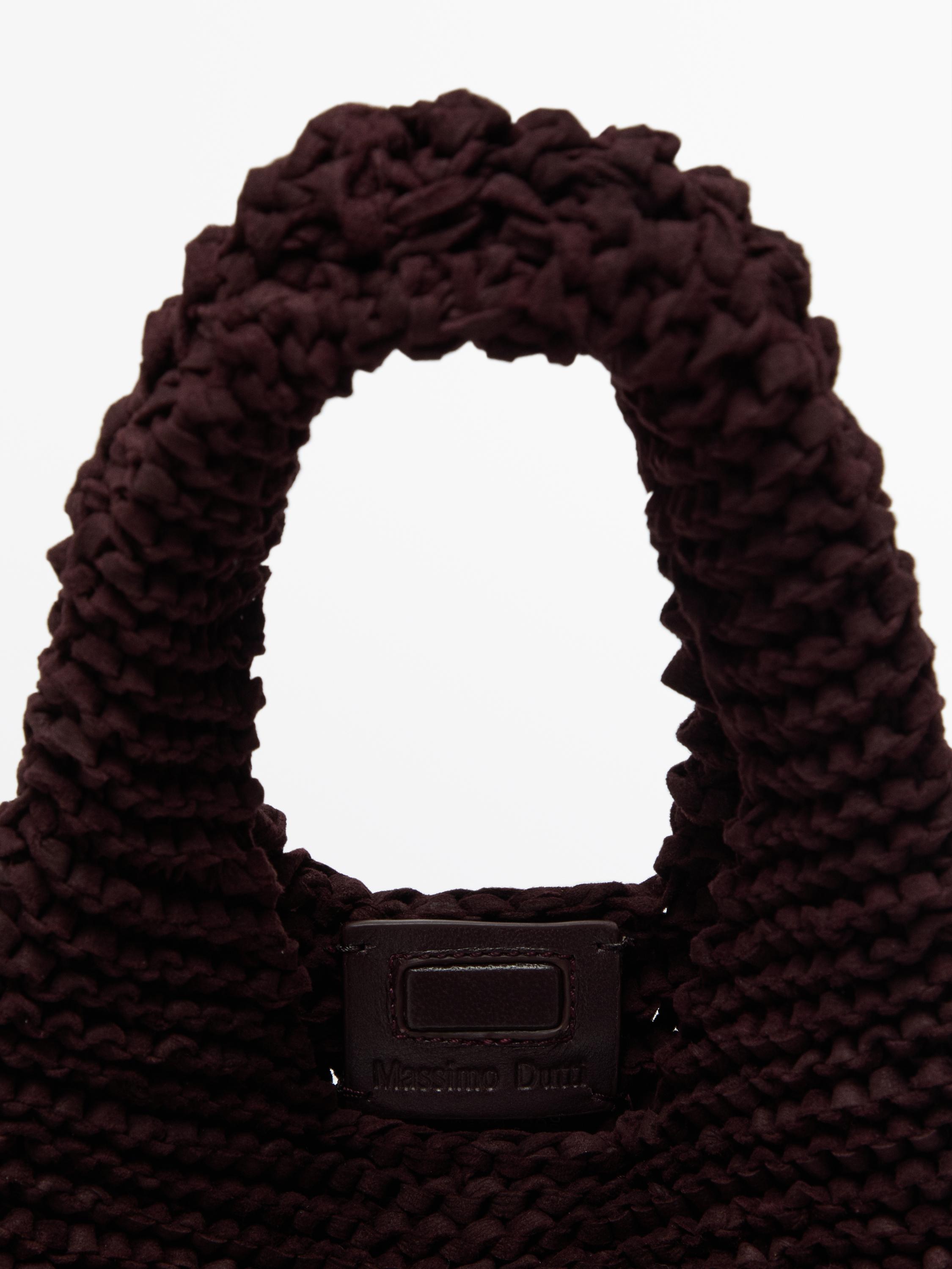 Mini split suede crochet bag - Limited Edition