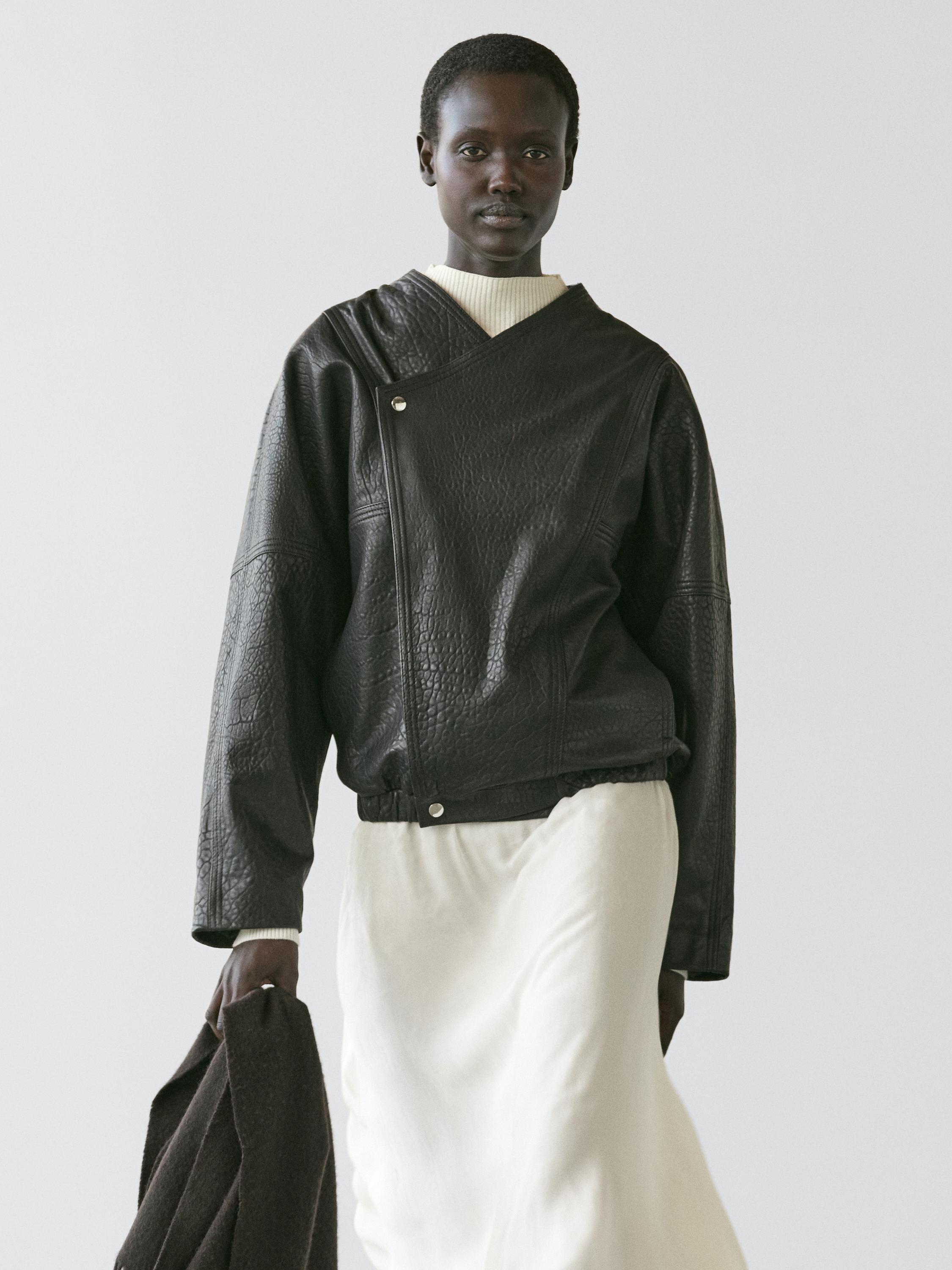 真皮飛行員外套