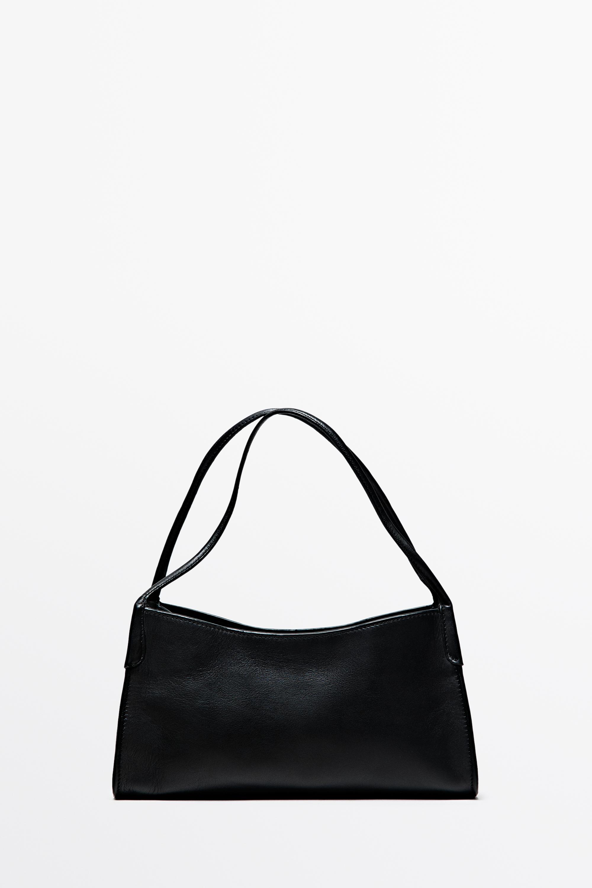 Nappa leather satchel