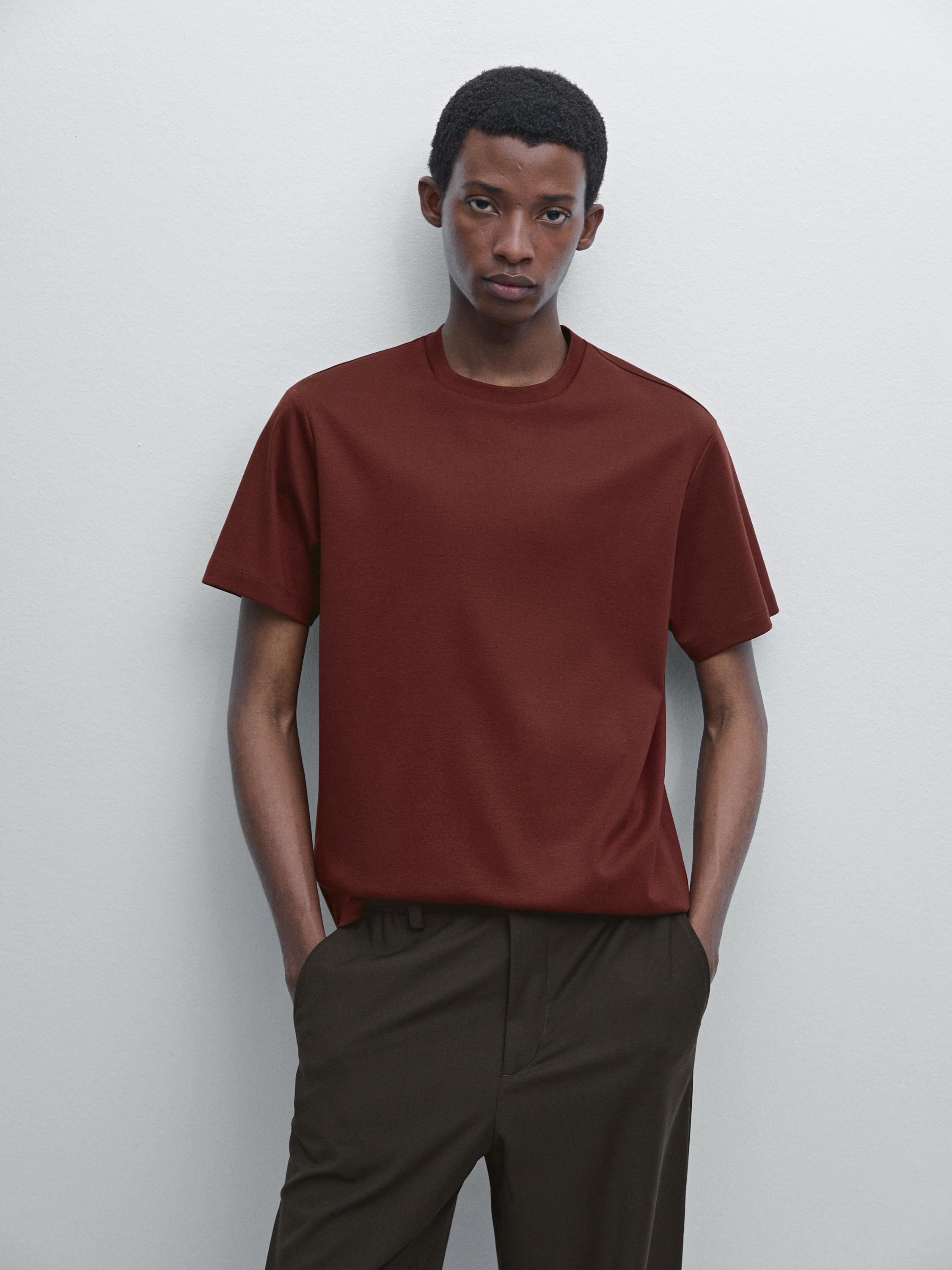 100% mercerised cotton T-shirt