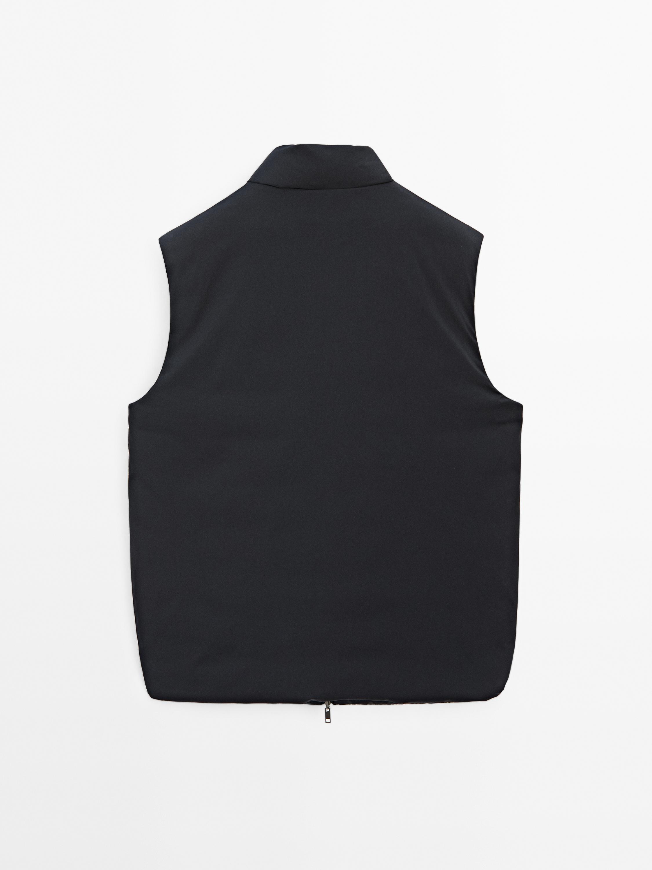 Water-repellent reversible gilet
