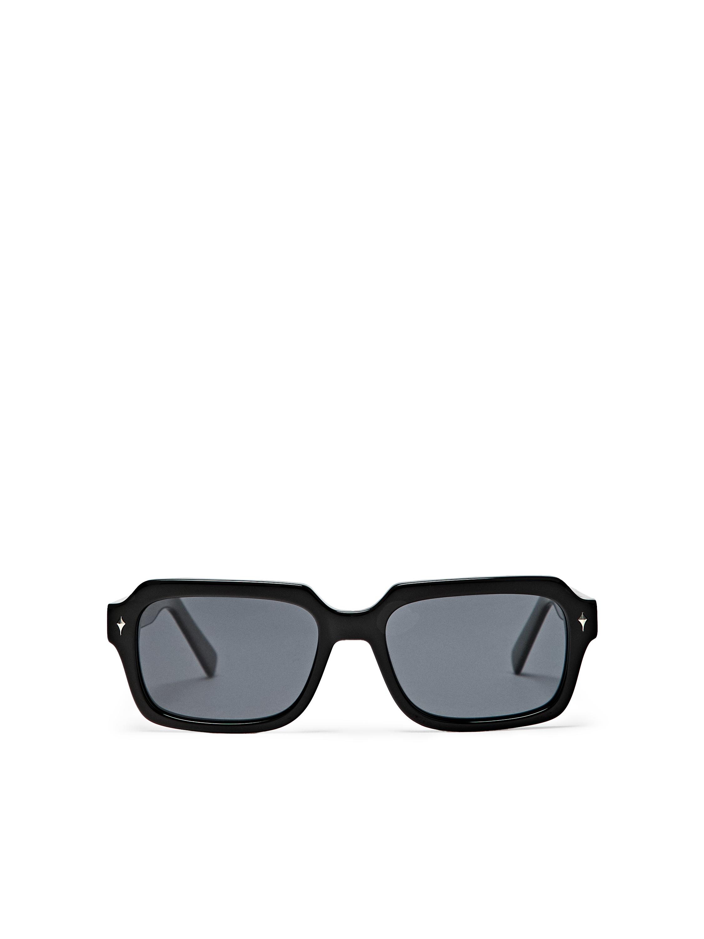 Rectangular sunglasses — BLACK
