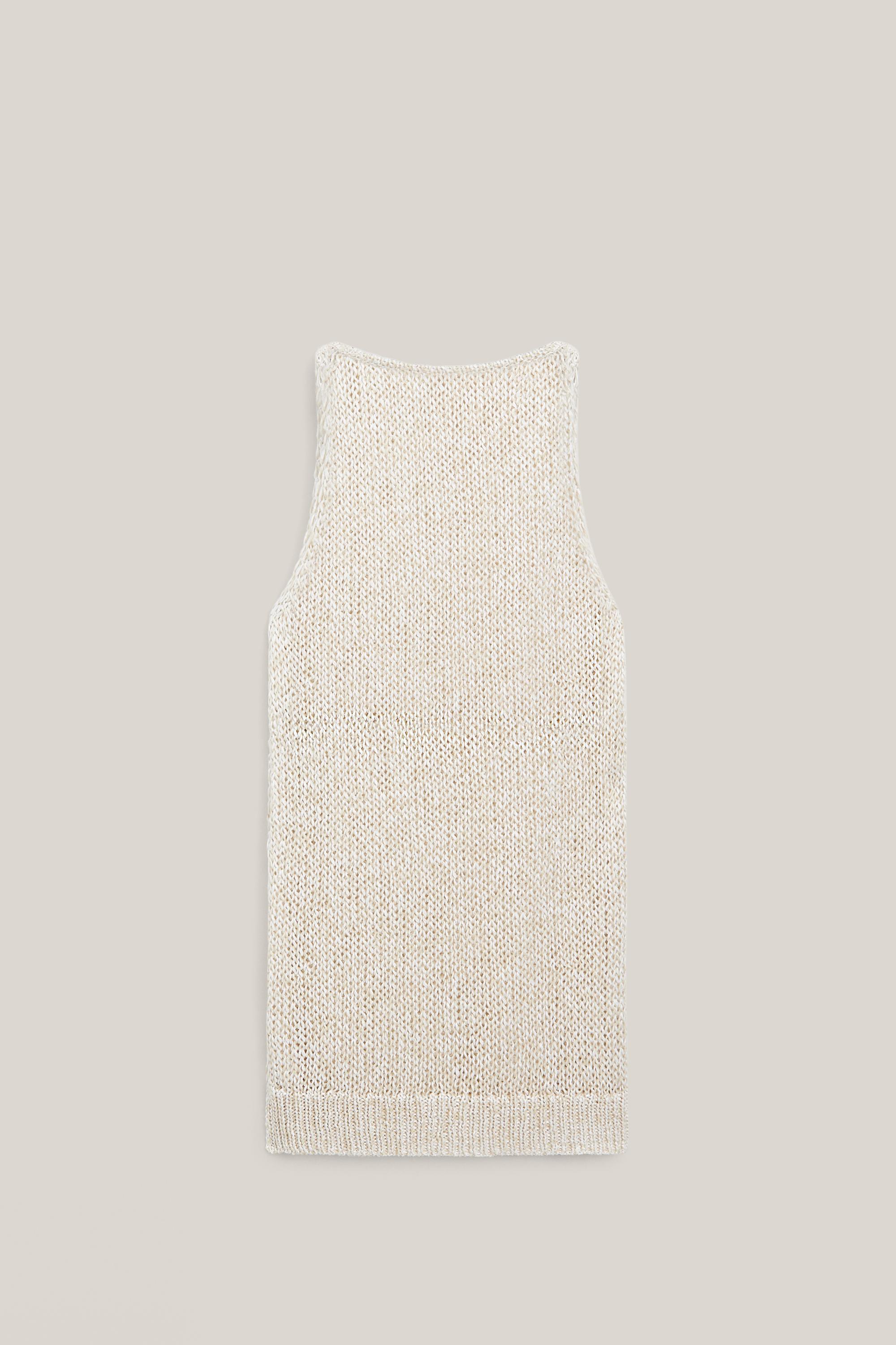 Long cutwork top - LIMITED EDITION — CREAM
