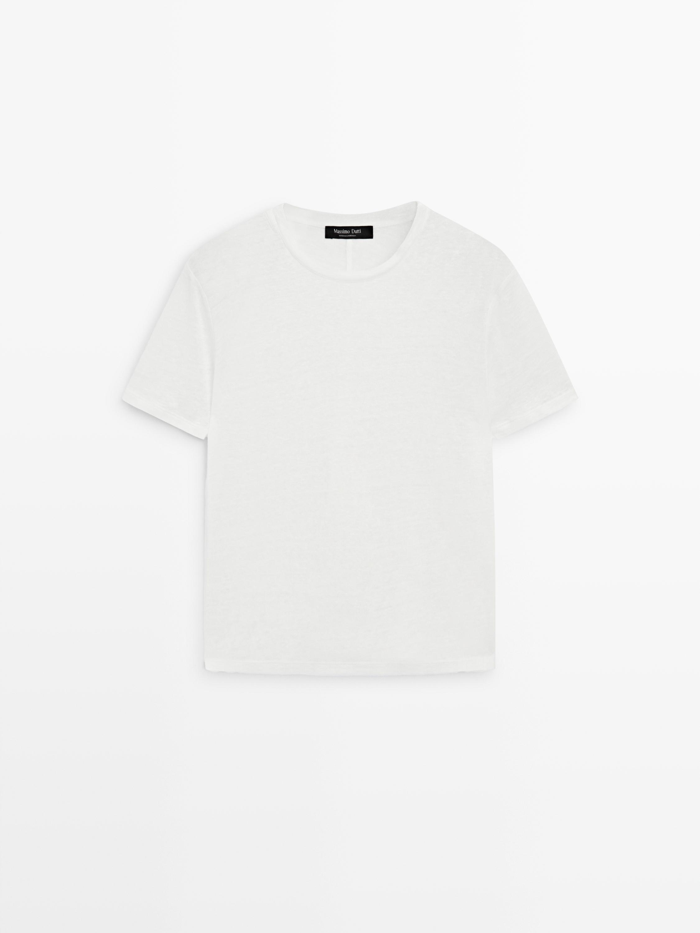 Linen short sleeve T-shirt