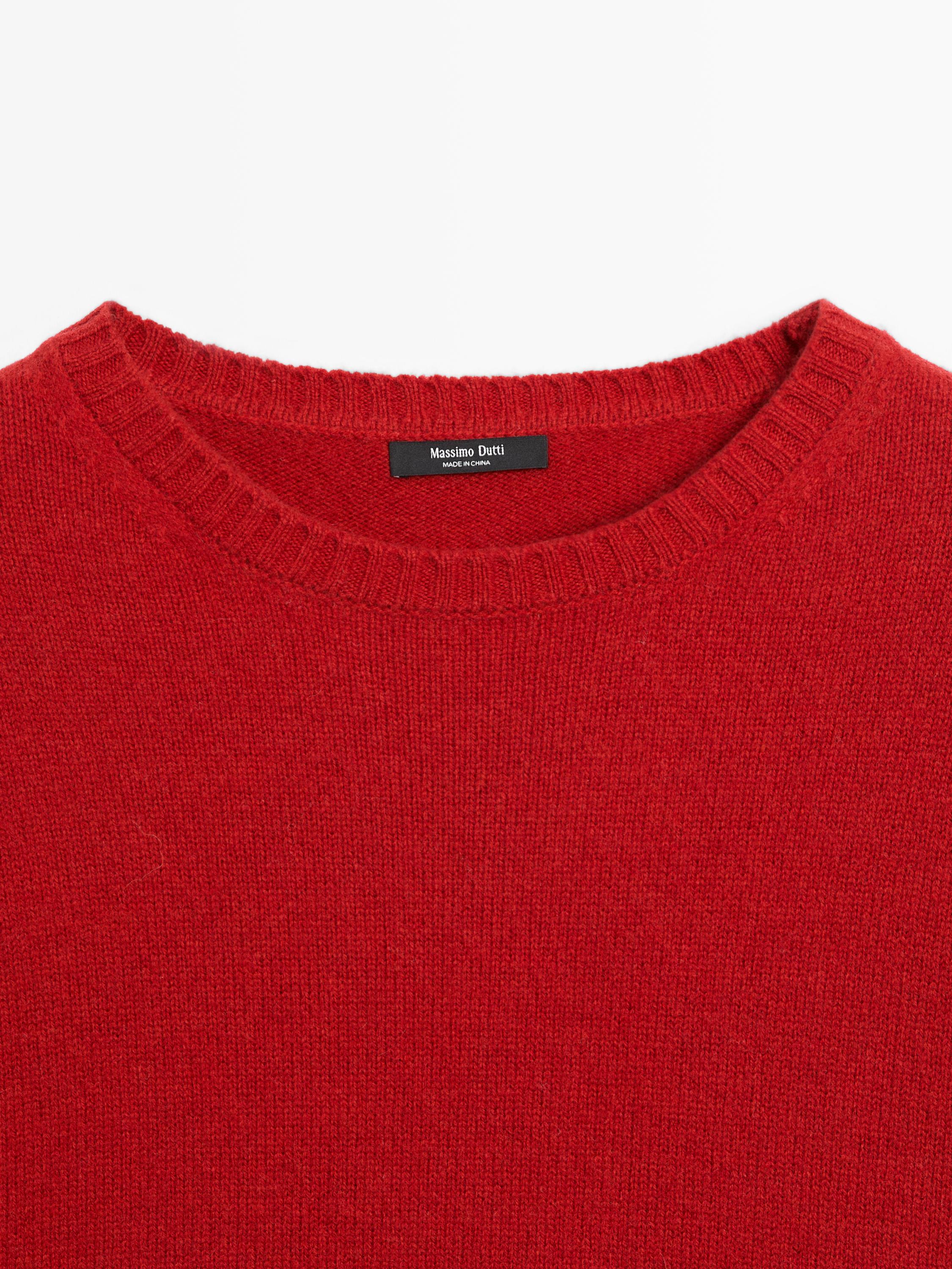 Jersey cuello redondo mezcla lana