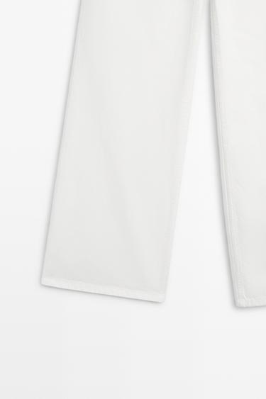 High-waist wide-leg jeans — Off white 7