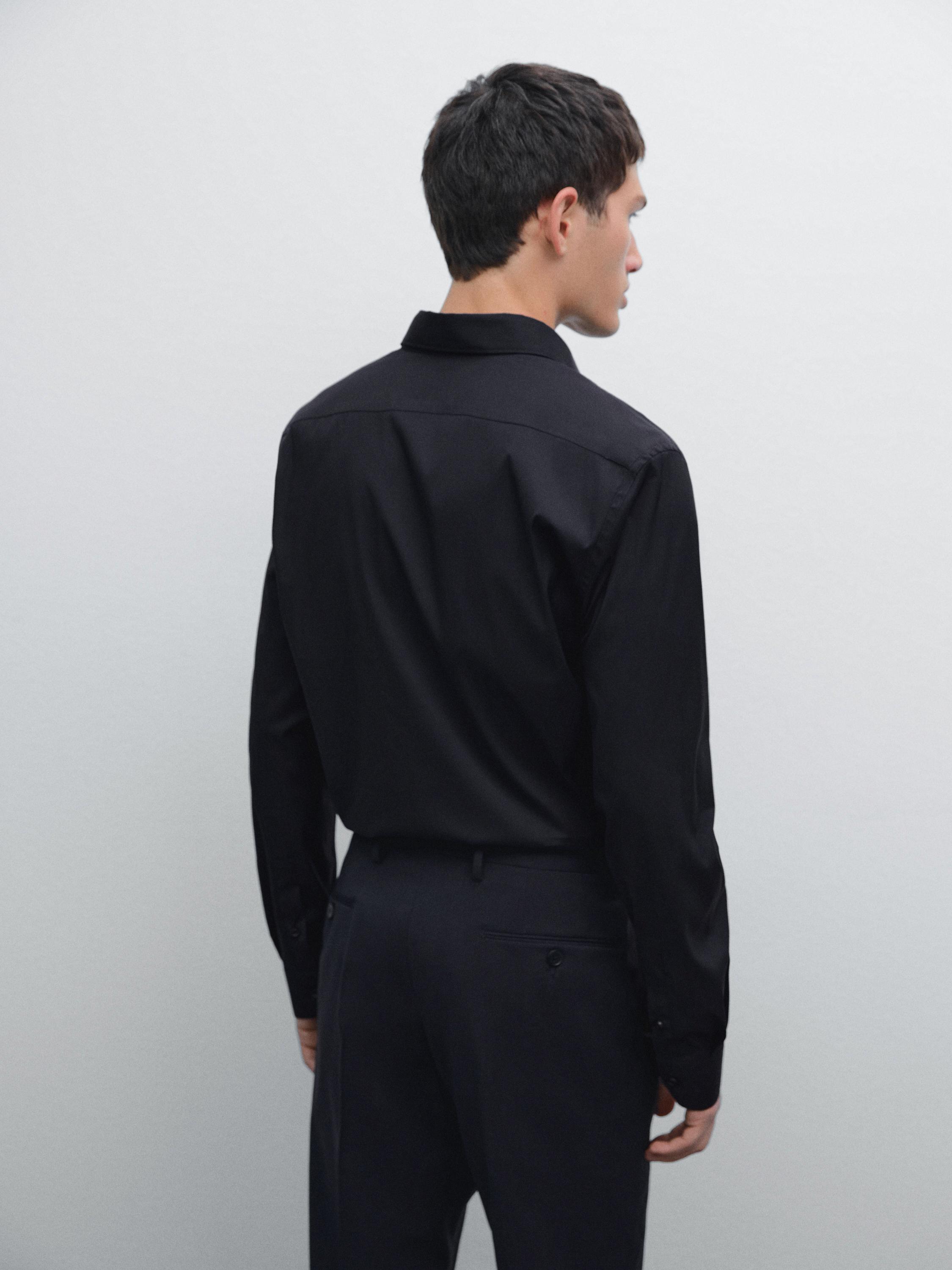 Slim fit stretch shirt