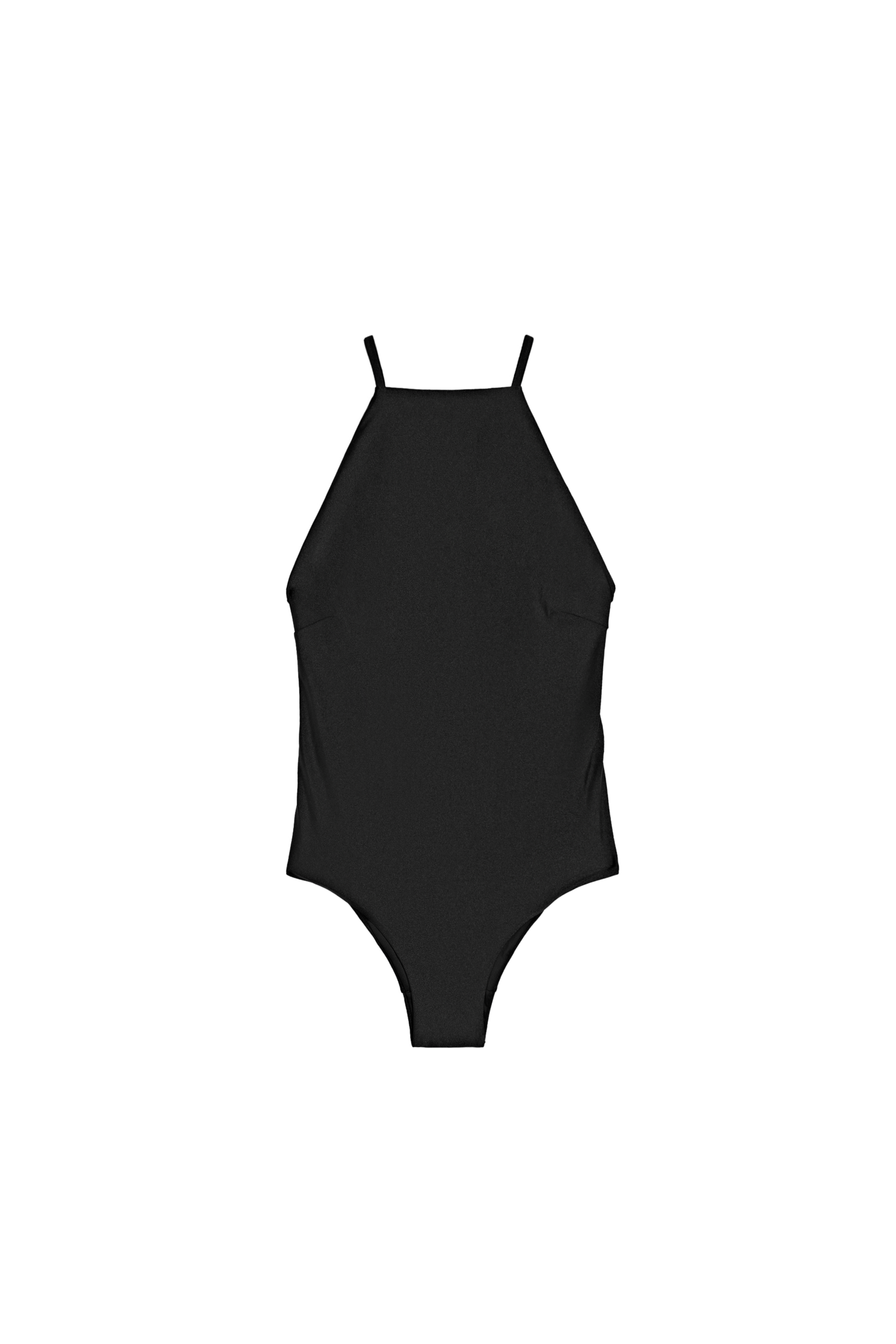 Massimo Dutti Parlak halter yaka mayo görsel 6