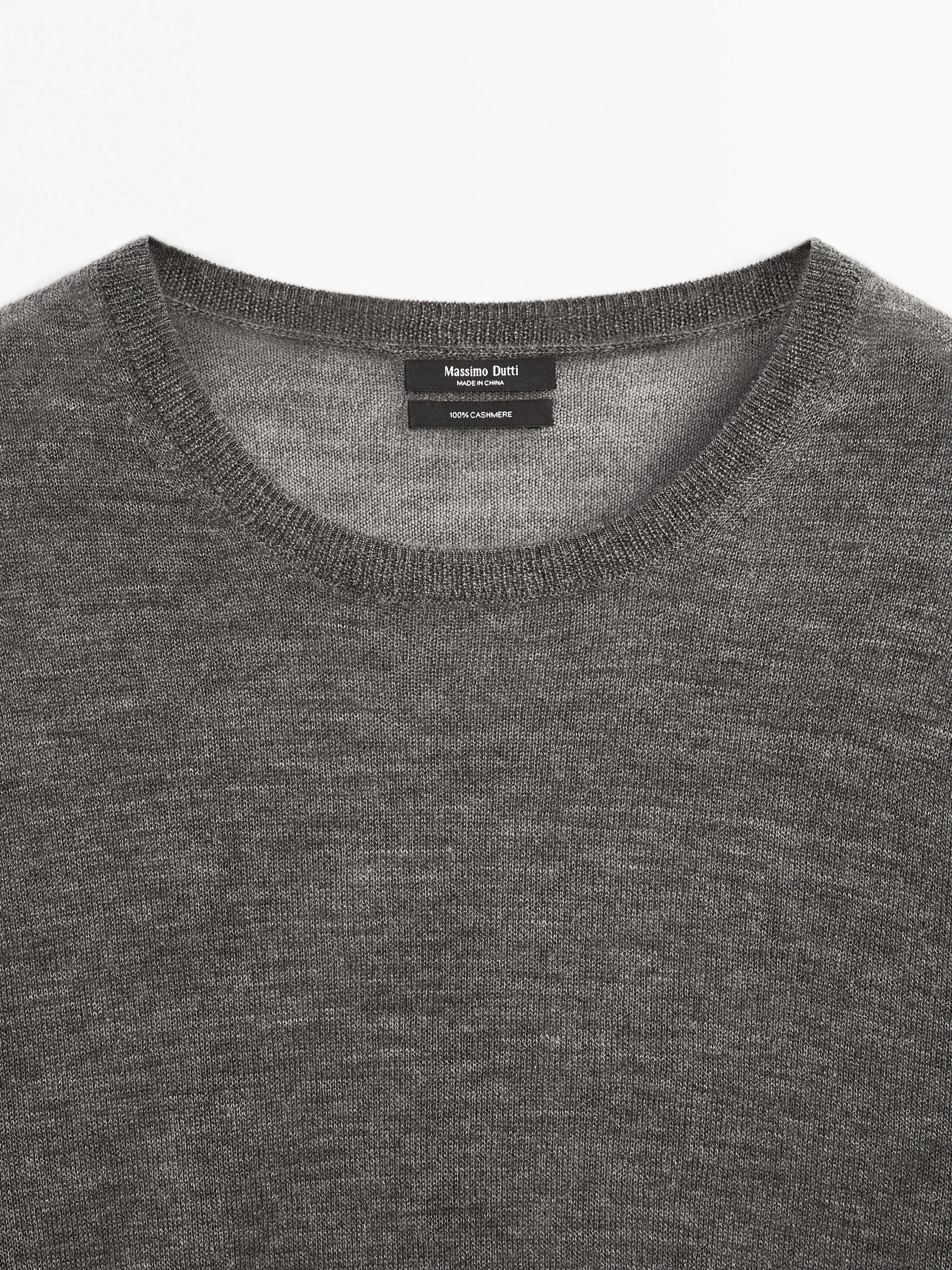 100% cashmere fine knit sweater