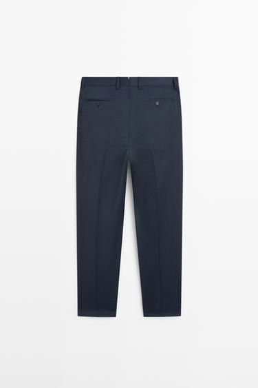 Cold wool suit trousers — BLUE 6