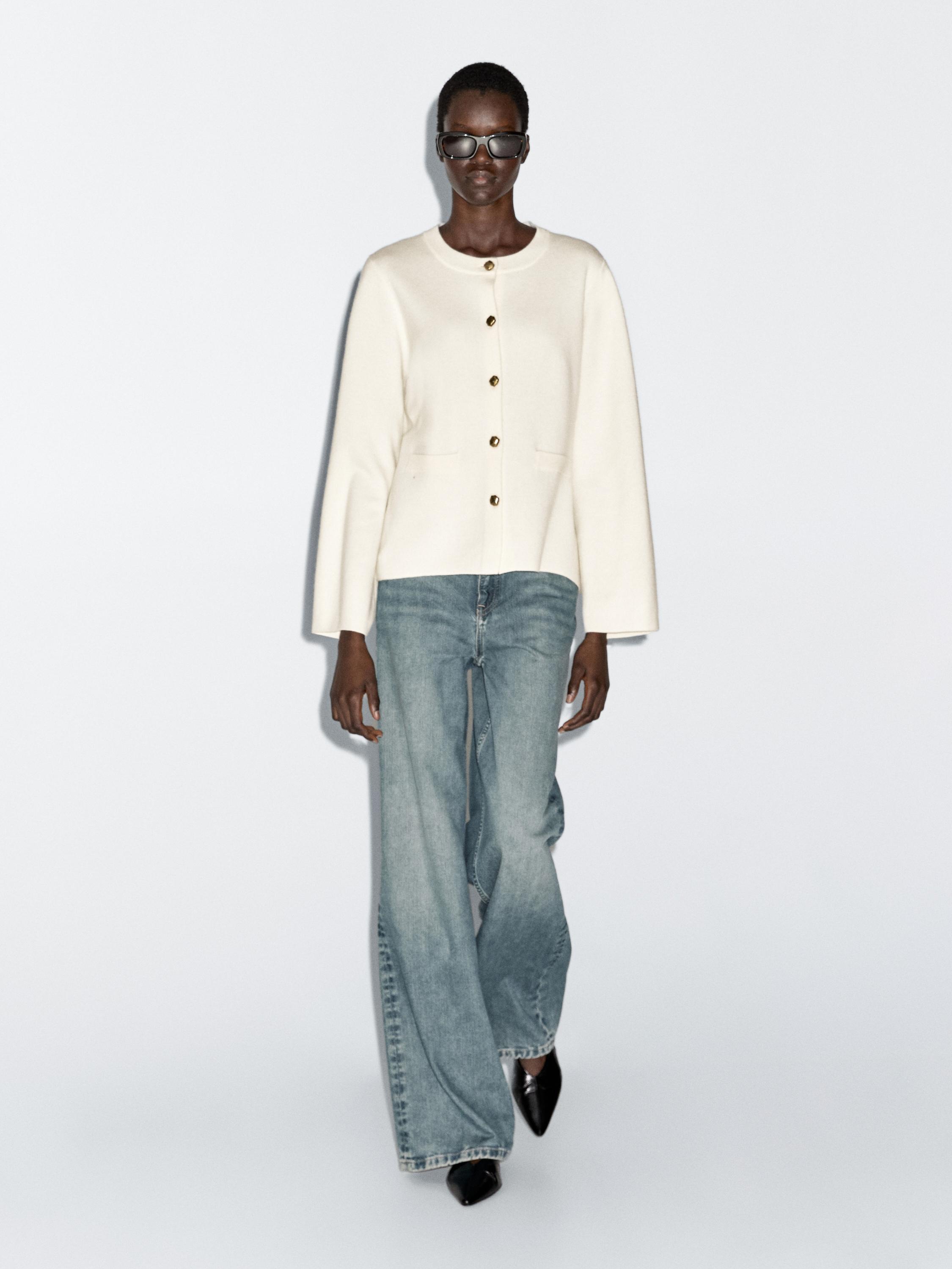 Кардиган из 100% шерсти