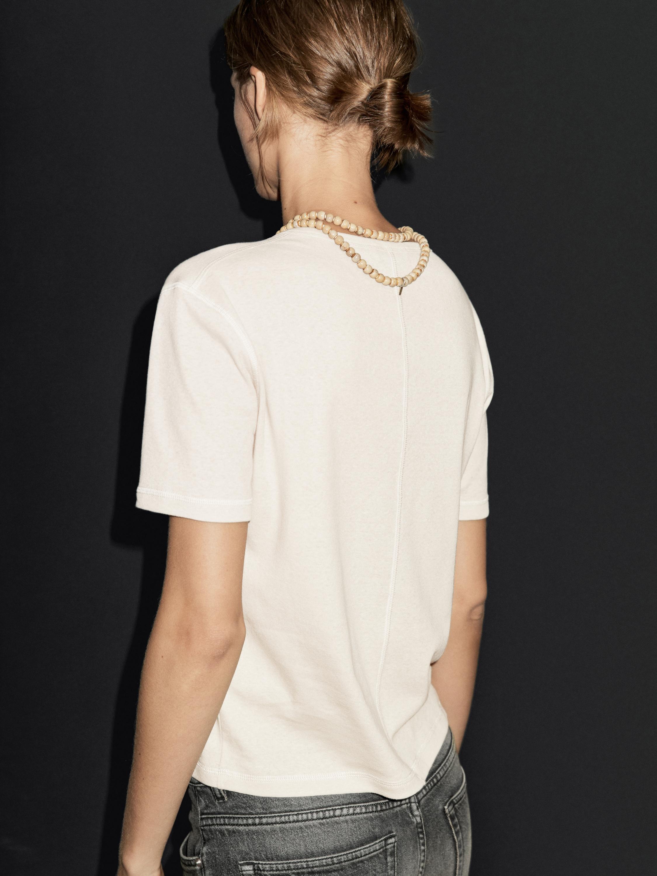 Faded 100% cotton T-shirt