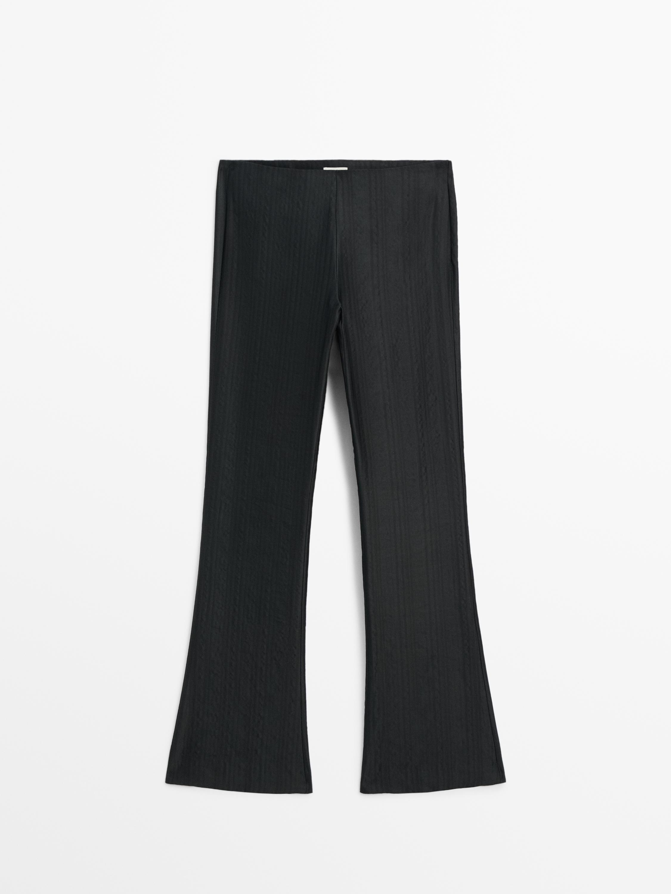 Flowing jacquard trousers - Limited Edition