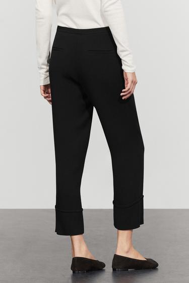Cuffed capris — BLACK 8