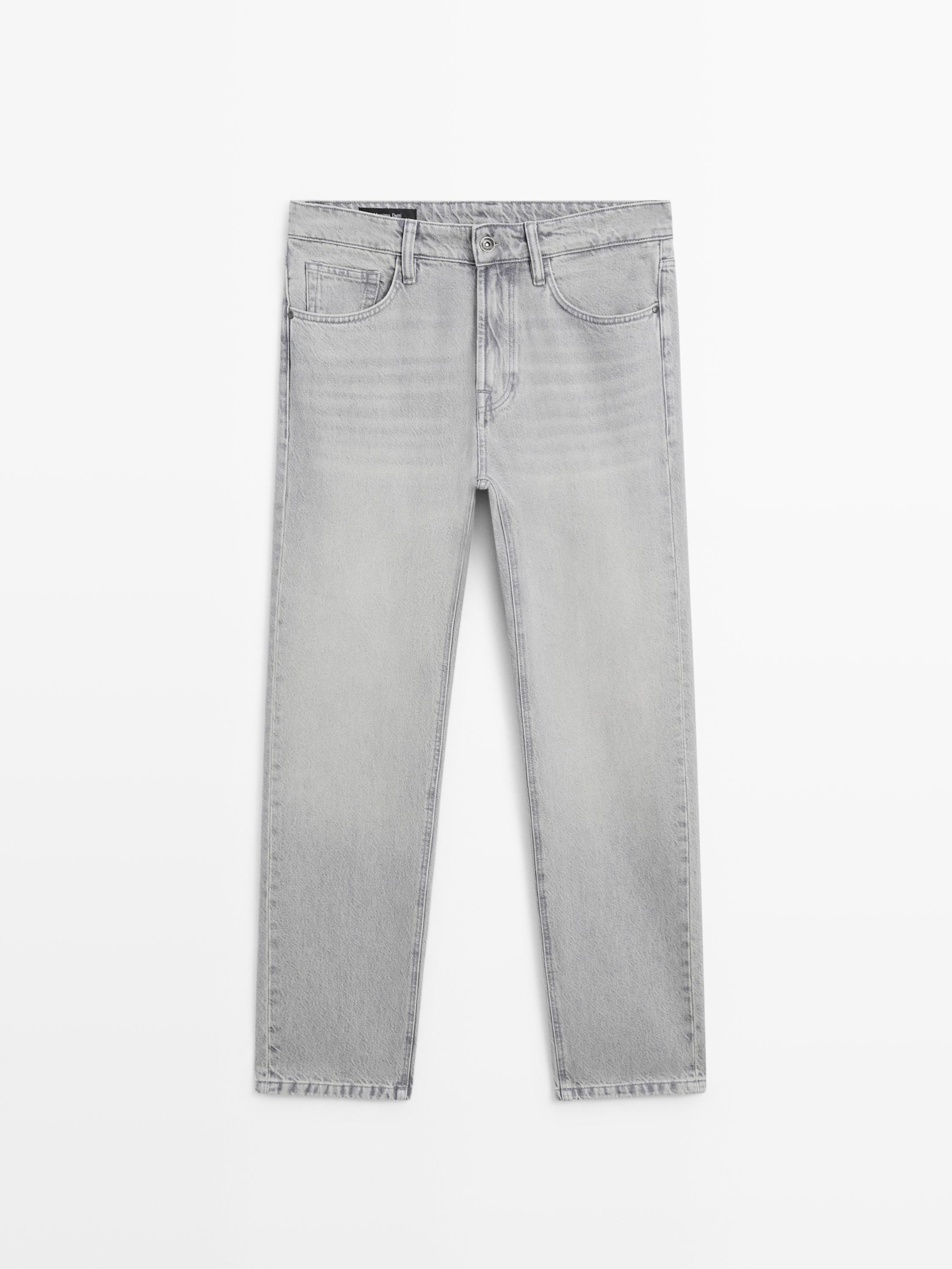Tapered fit jeans — GREY