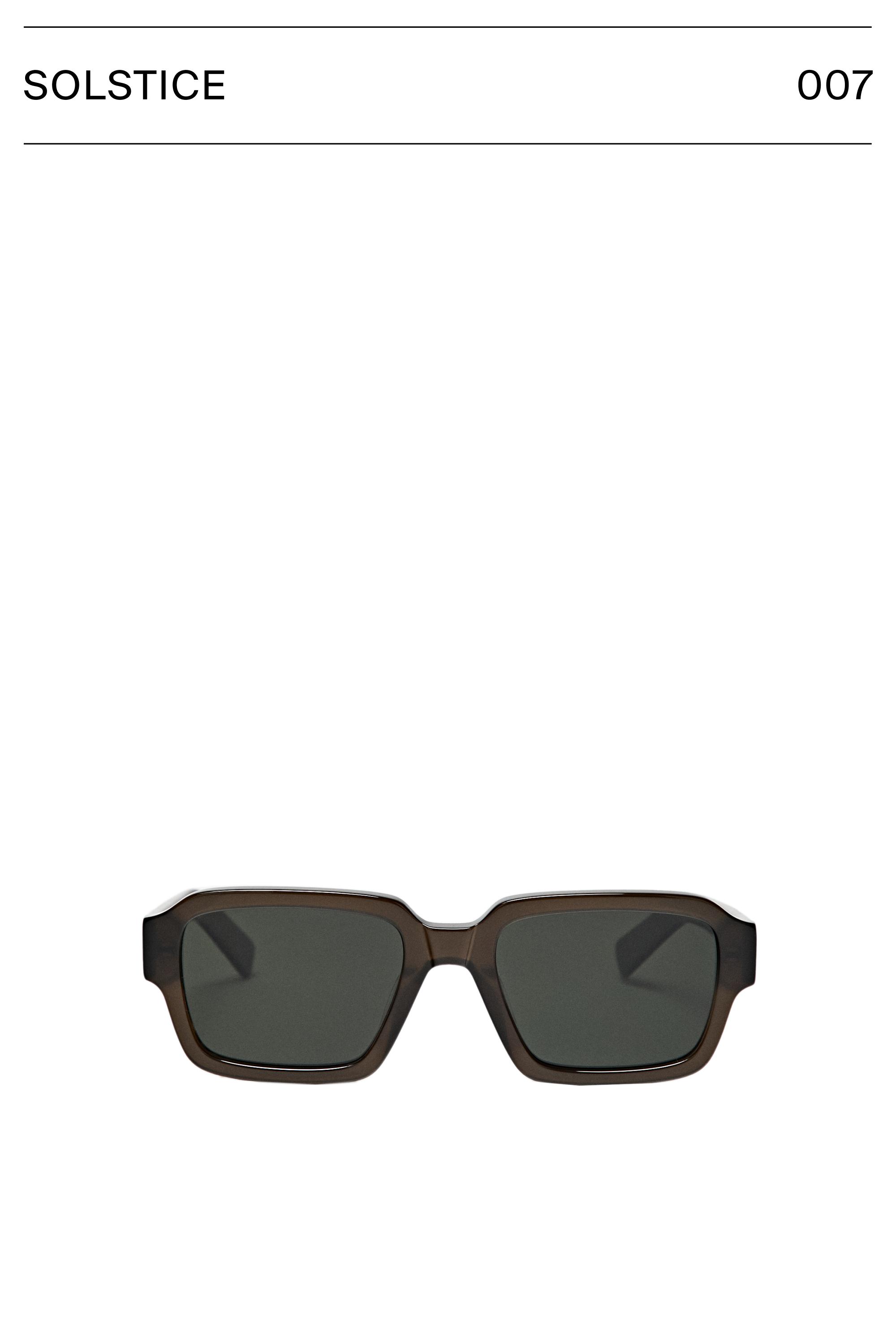Rectangular sunglasses — GREEN