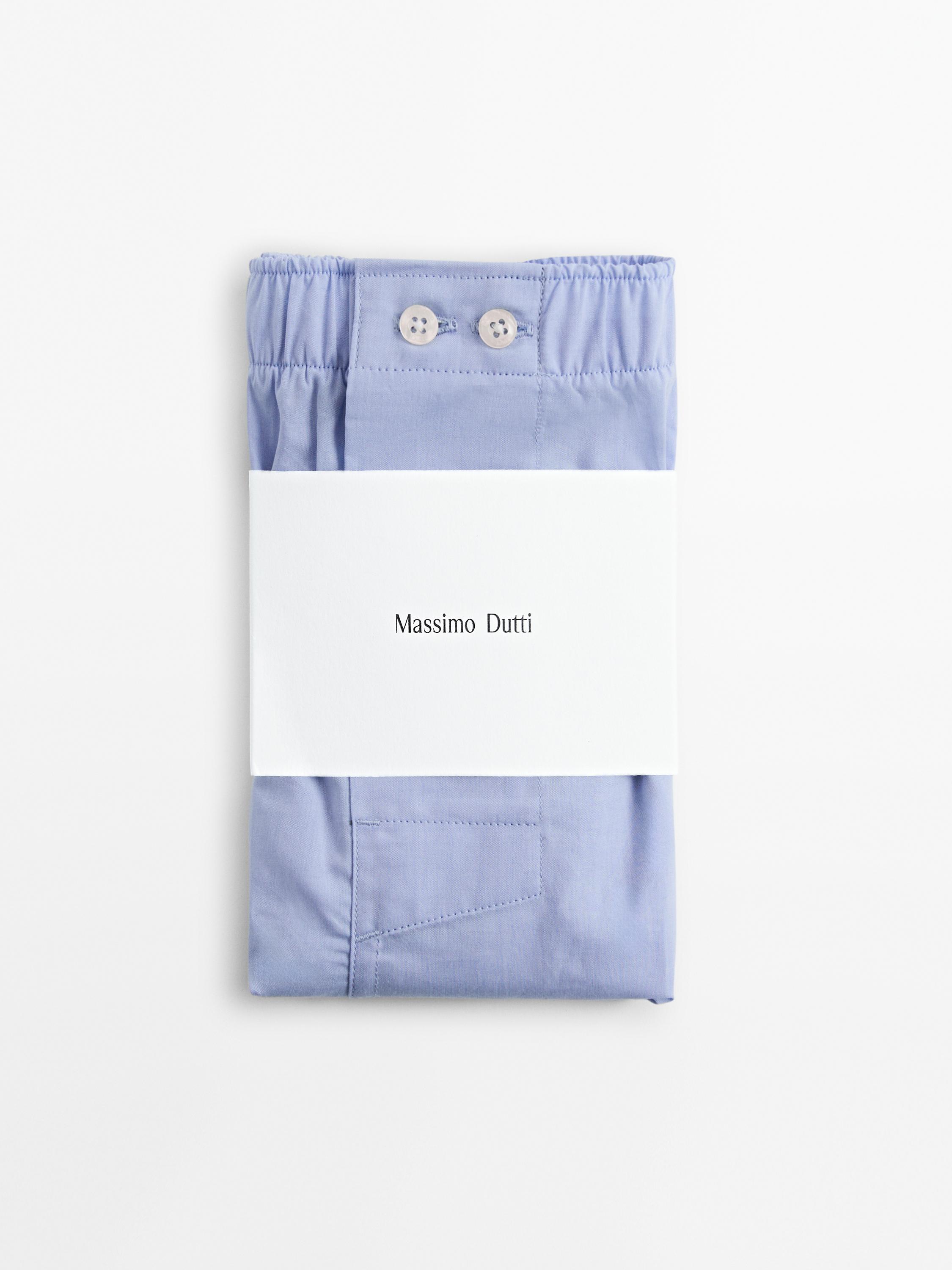 Sky blue poplin boxers