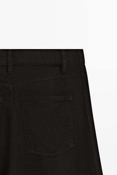 Flowy wide-leg jeans — BLACK 7