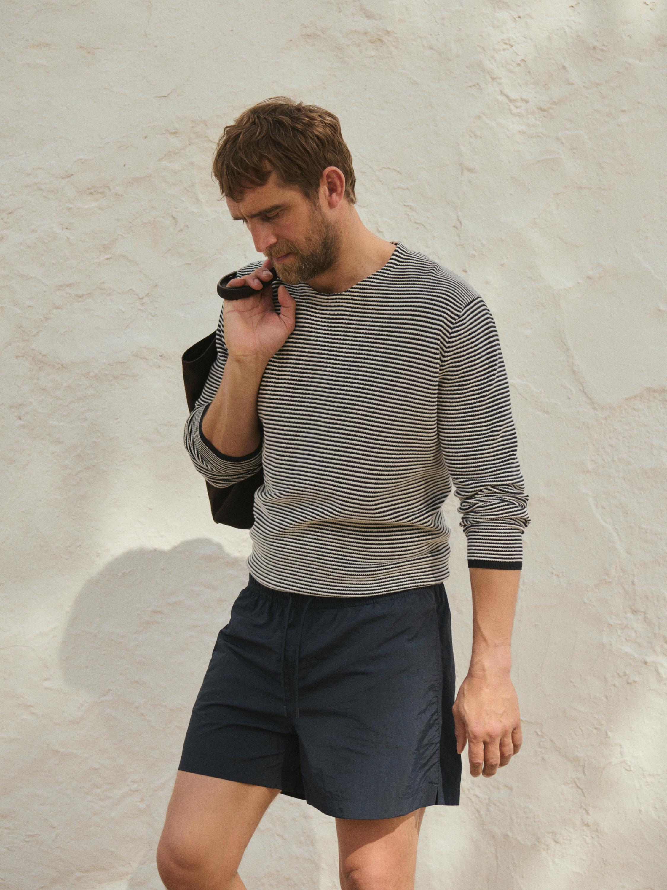 Plain swimming short fit