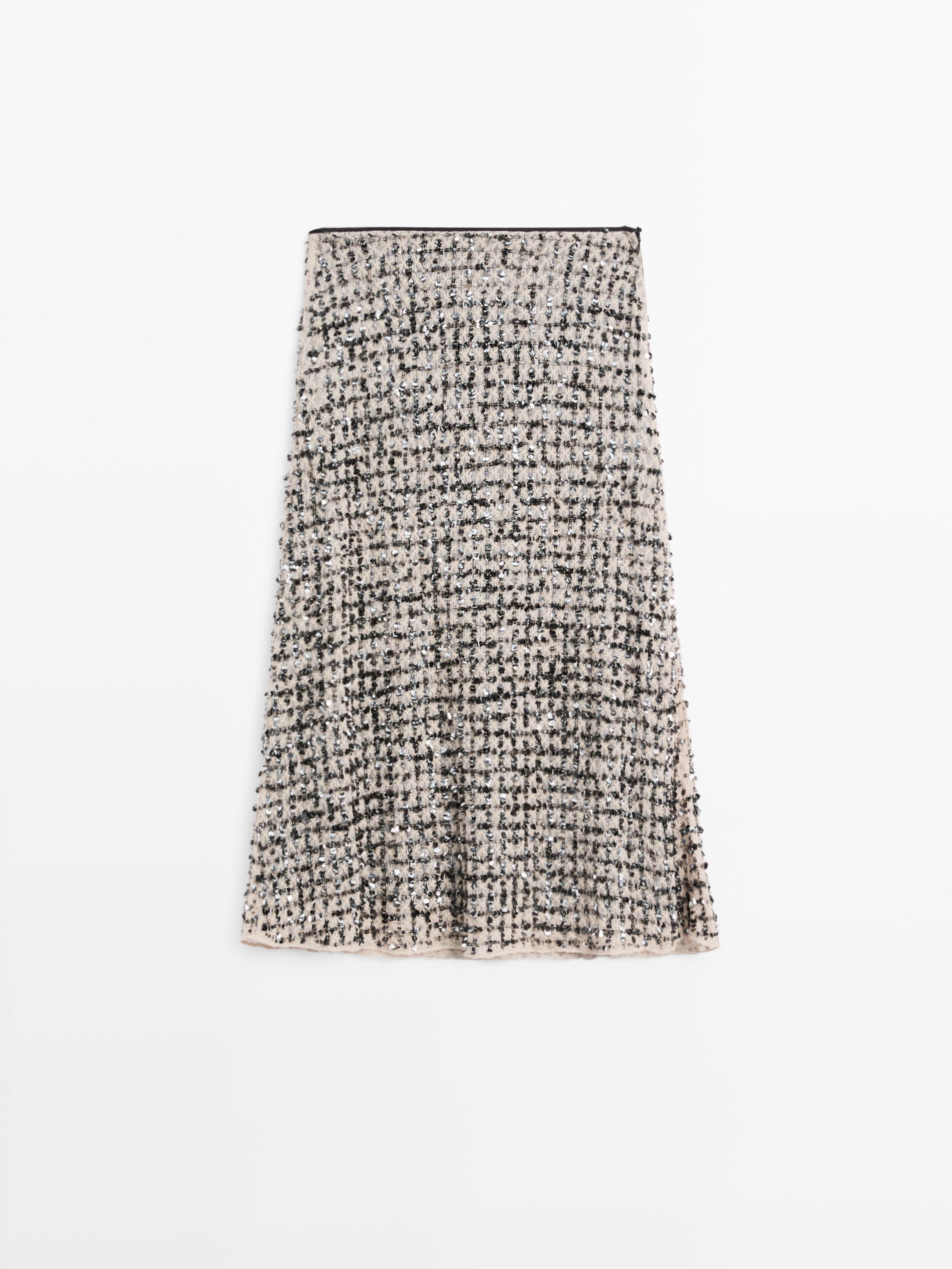 Миди везено здолниште со украсни камчиња